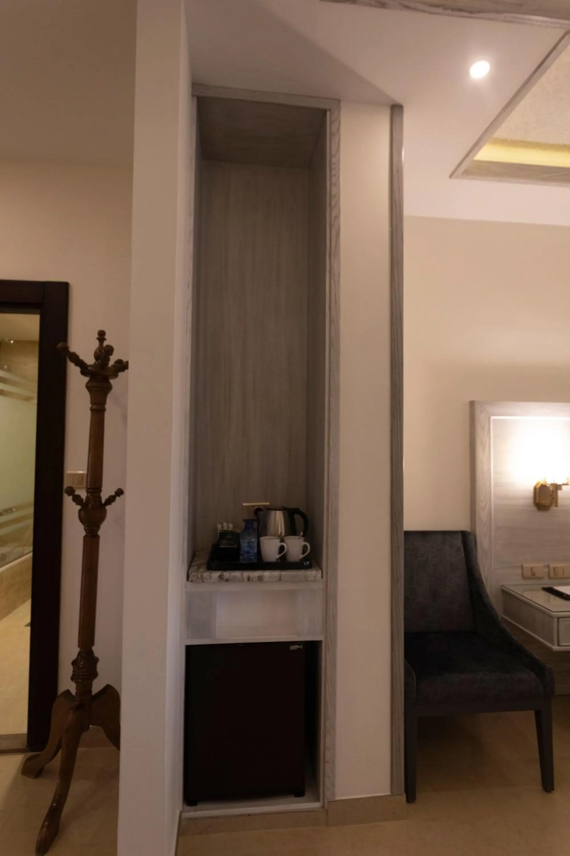 Kitchen or kitchenette, Bed in Petra Canyon Hotel