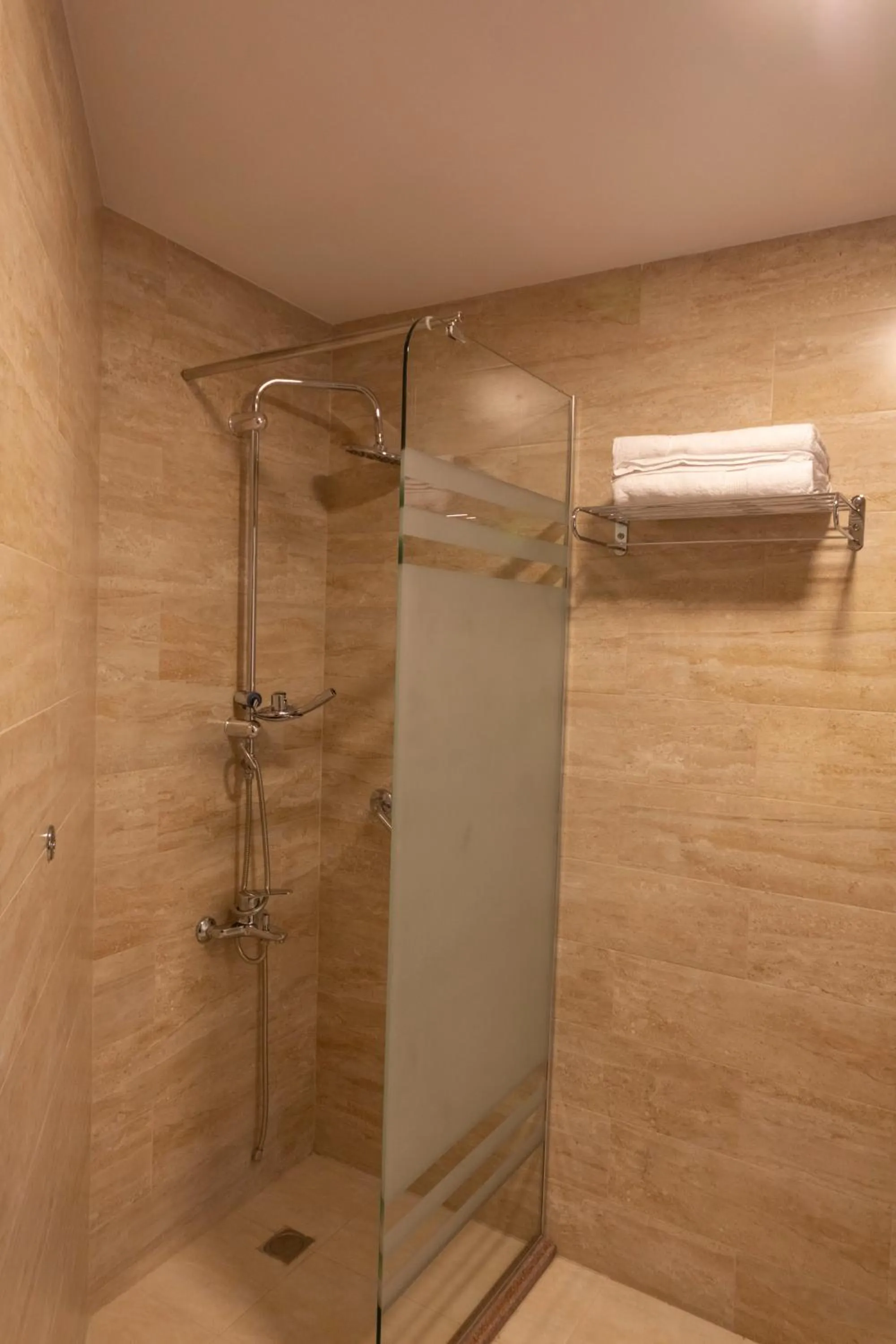 Shower in Petra Canyon Hotel