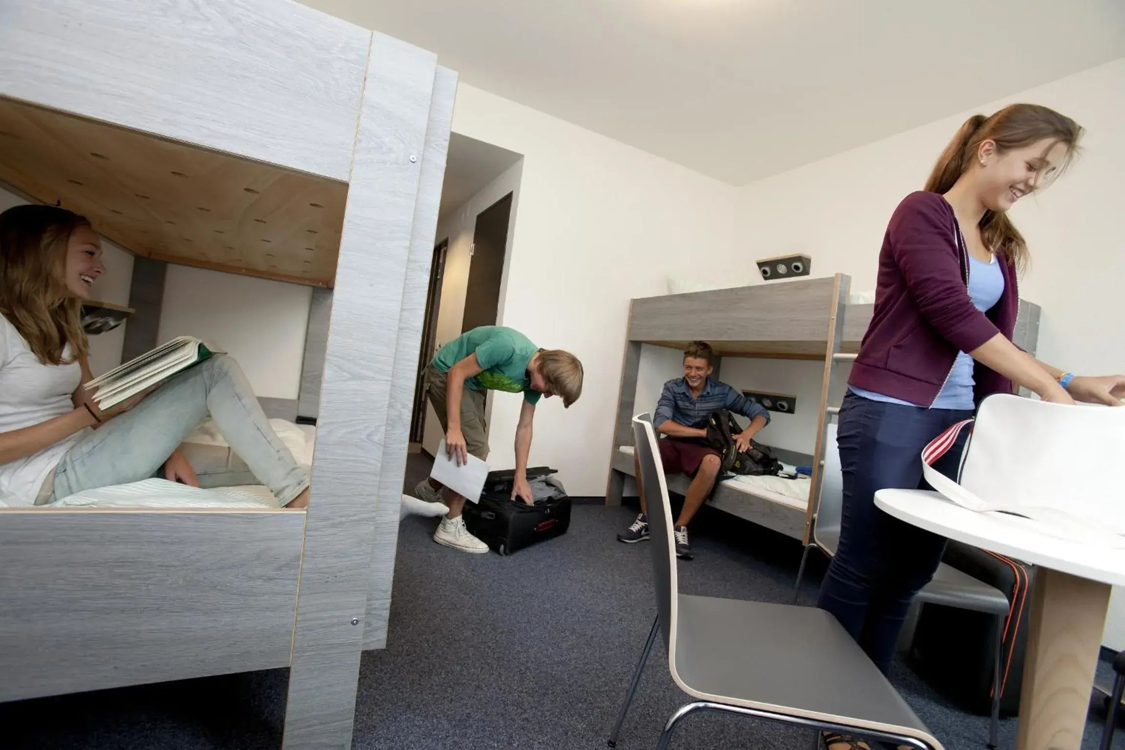 Single Bed in 4-Bed Dormitory Room in Jugendherberge Duisburg Sportpark Single Bed in 4-Bed Dormitory Room in Jugendherberge Duisburg Sportpark