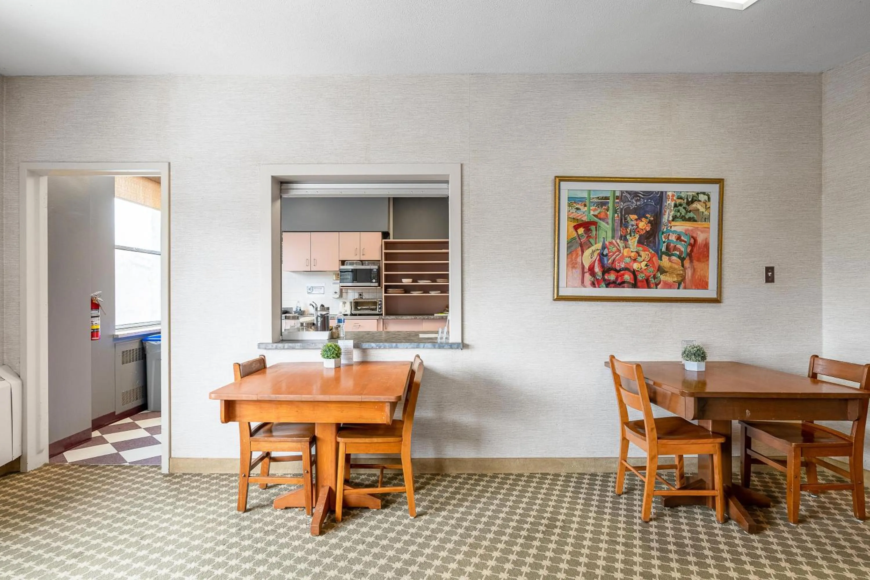 Dining area in Guest House on the Mount