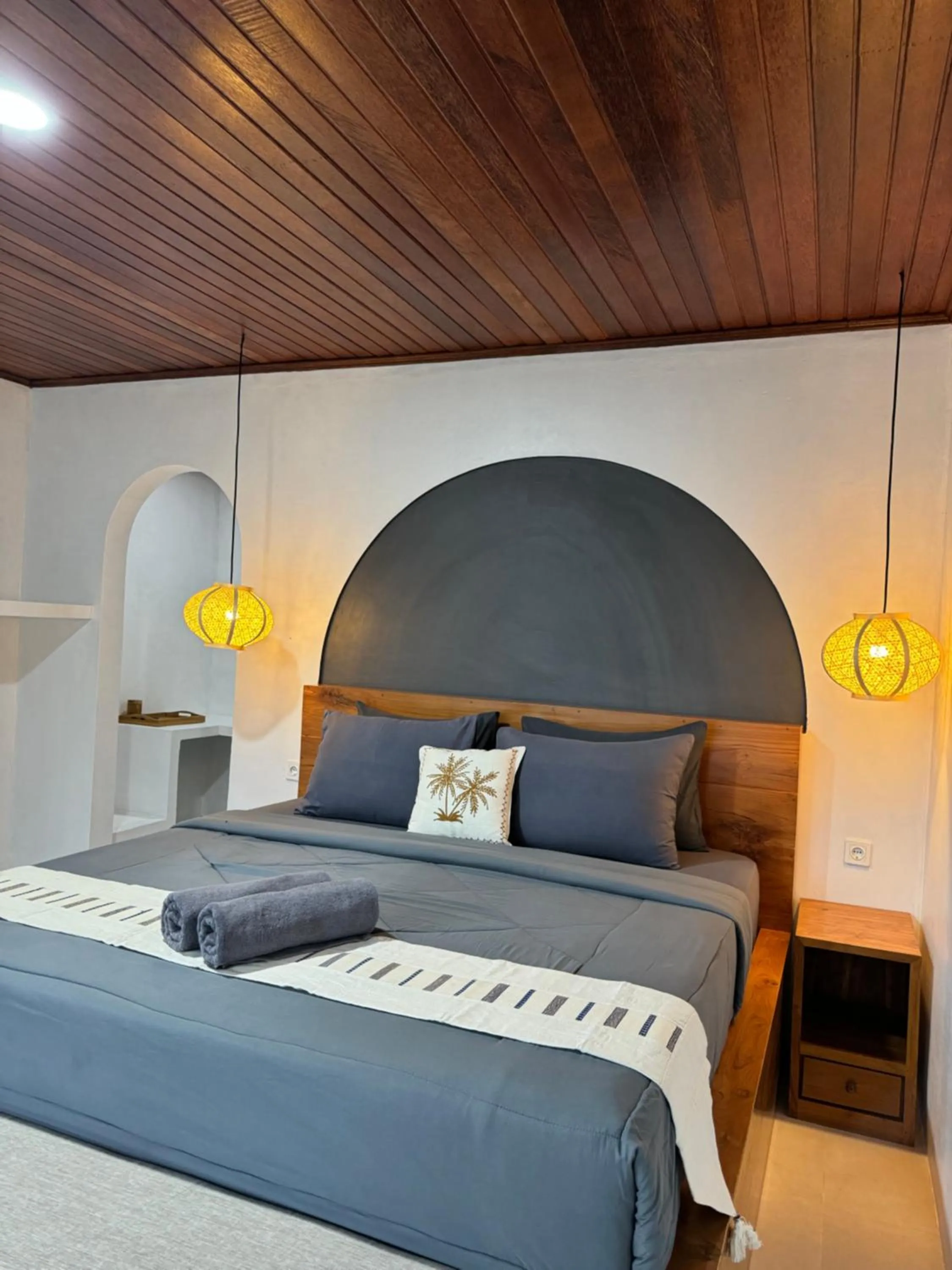 Bed in Bali Astetic Villa and Hot Spring