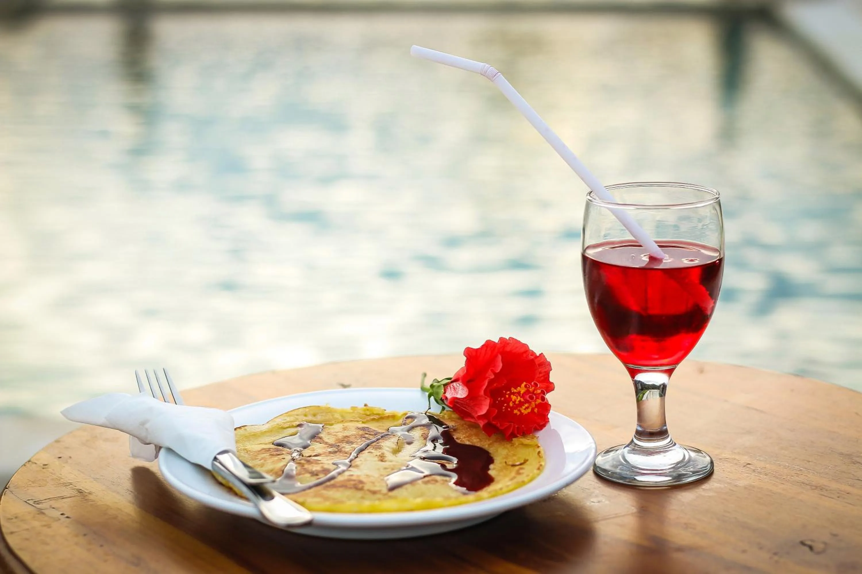 Food and drinks in Bali Astetic Villa and Hot Spring