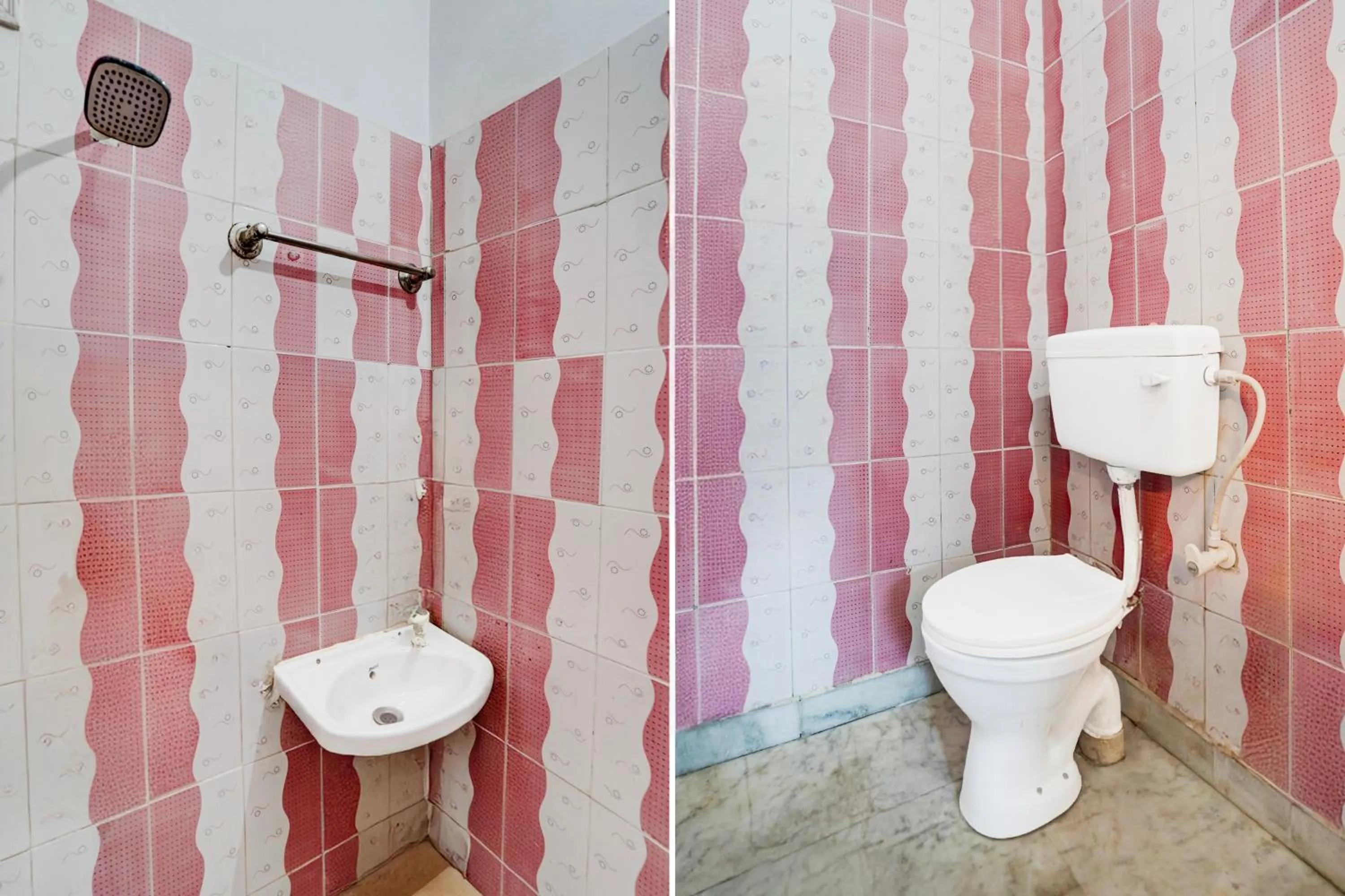 Bathroom in Hotel O Shilpgram Taj Mahal East Gate