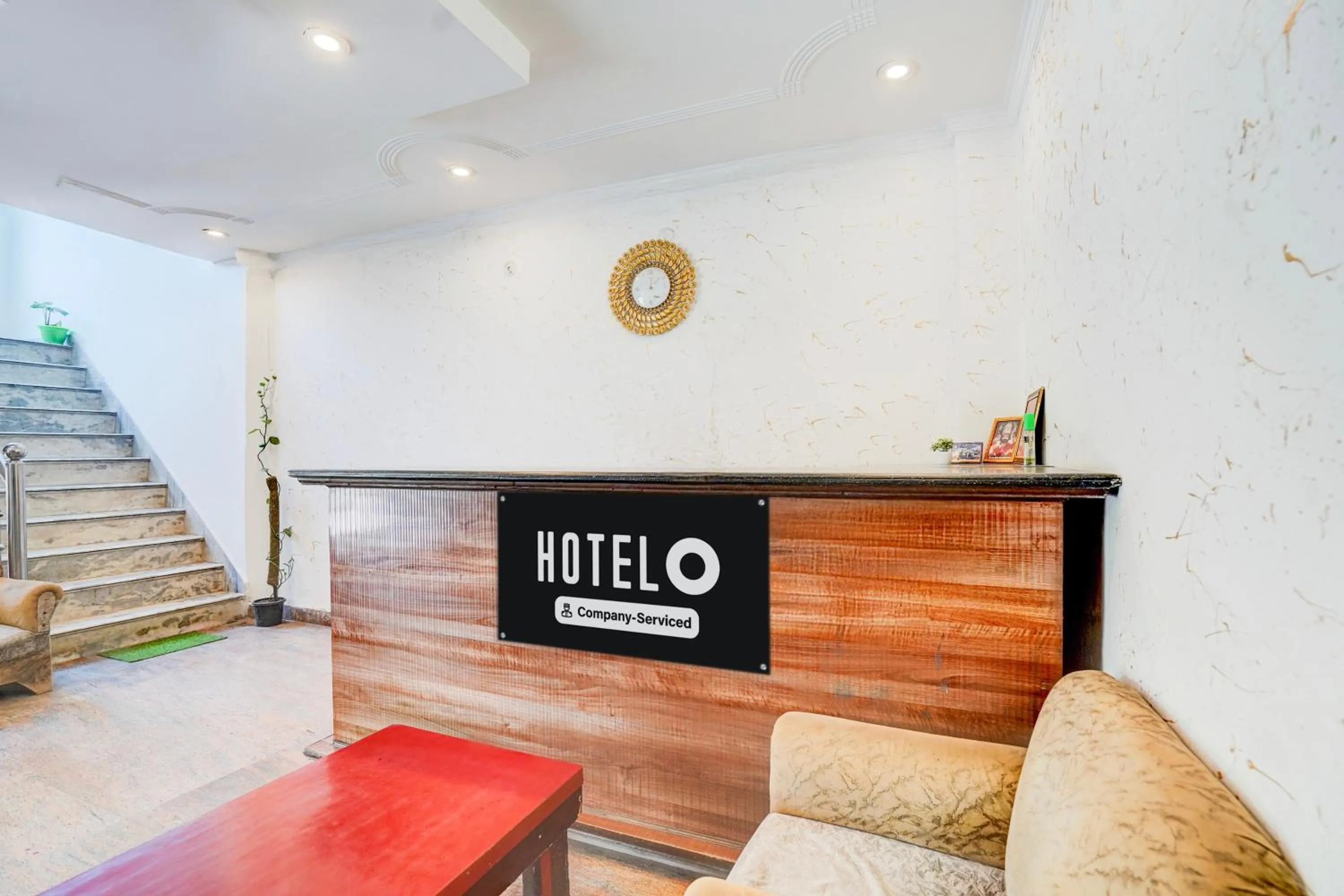 Lobby or reception in Hotel O Shilpgram Taj Mahal East Gate