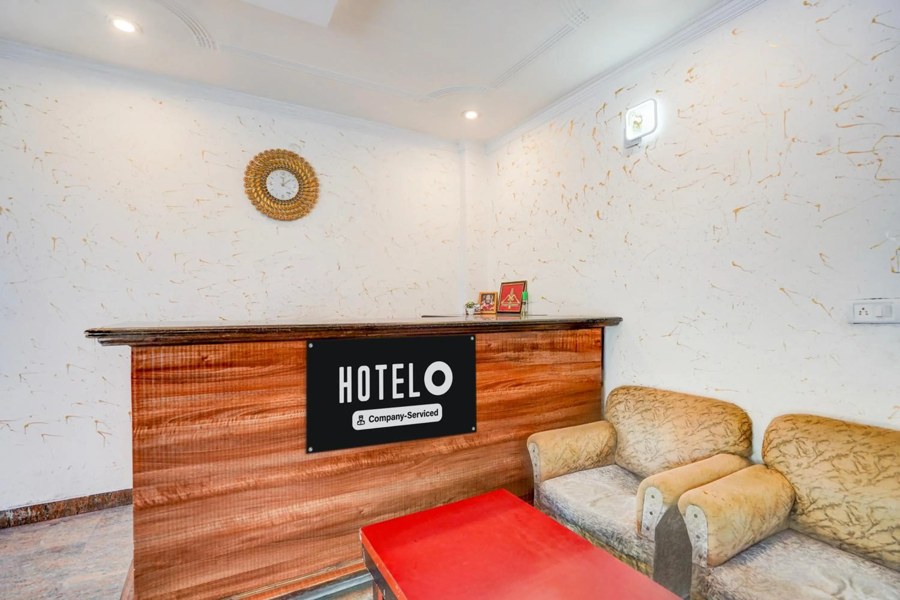 Lobby or reception in Hotel O Shilpgram Taj Mahal East Gate