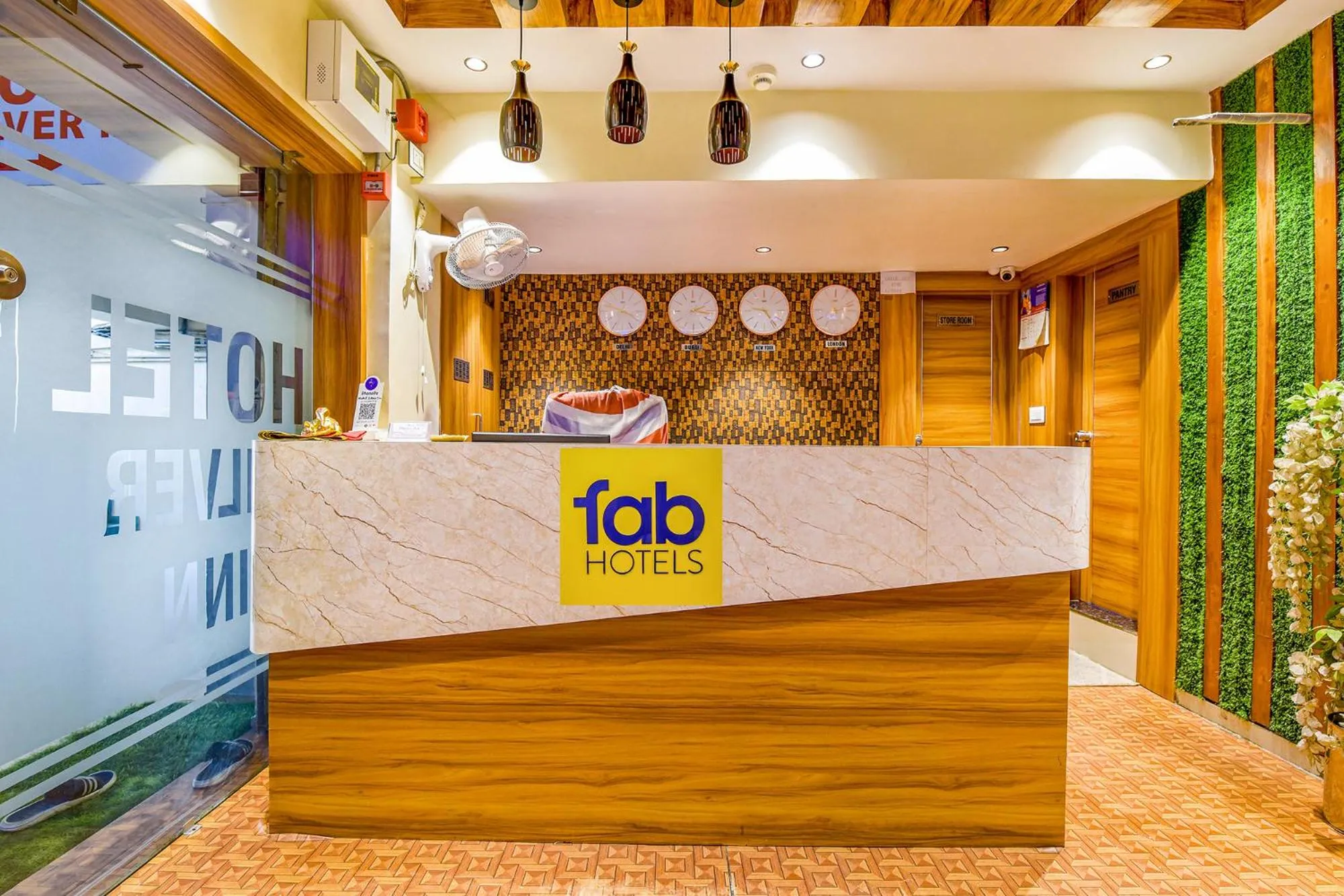 Lobby or reception in FabHotel Silver Inn - CG road