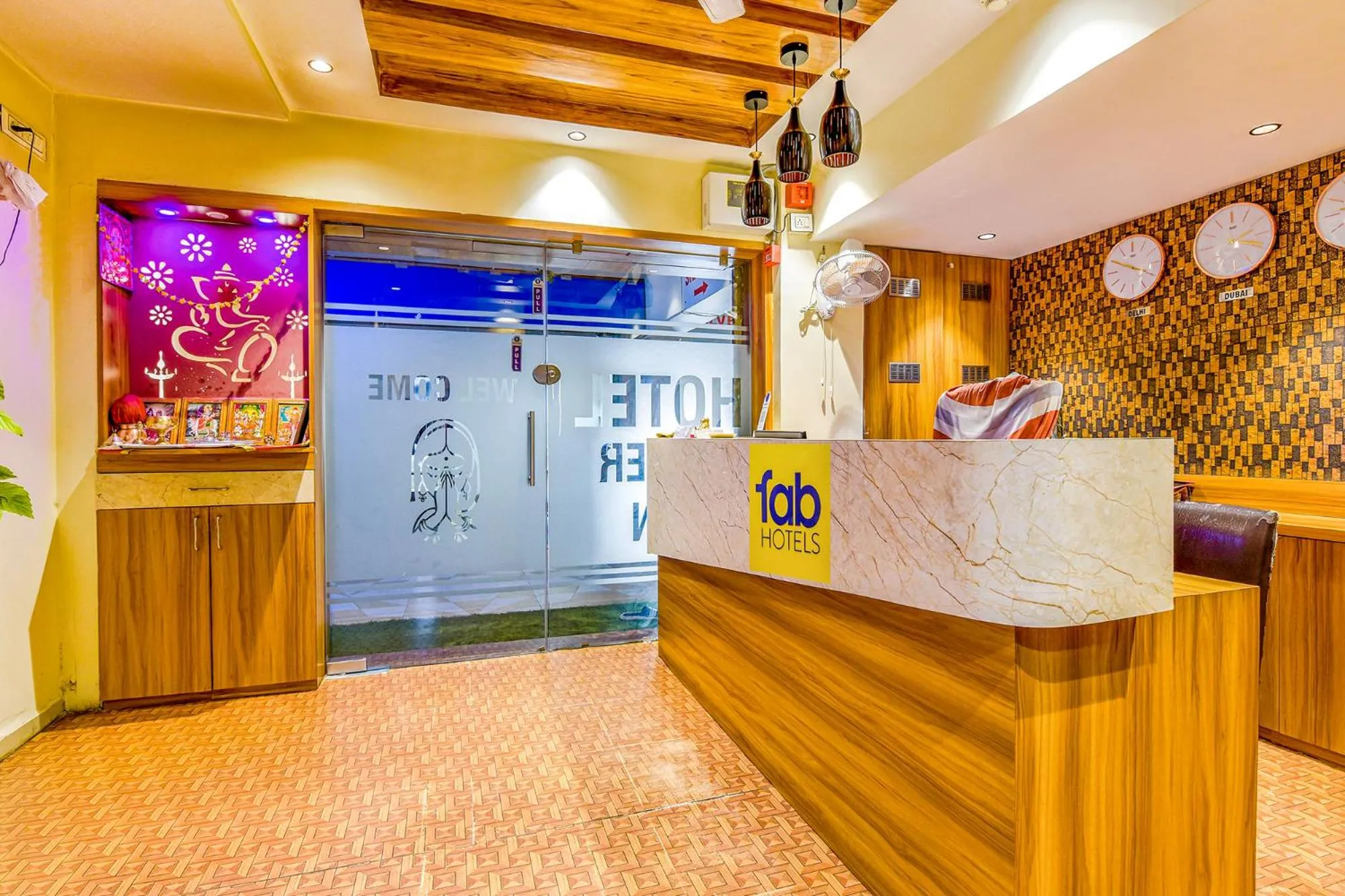 Lobby or reception in FabHotel Silver Inn - CG road