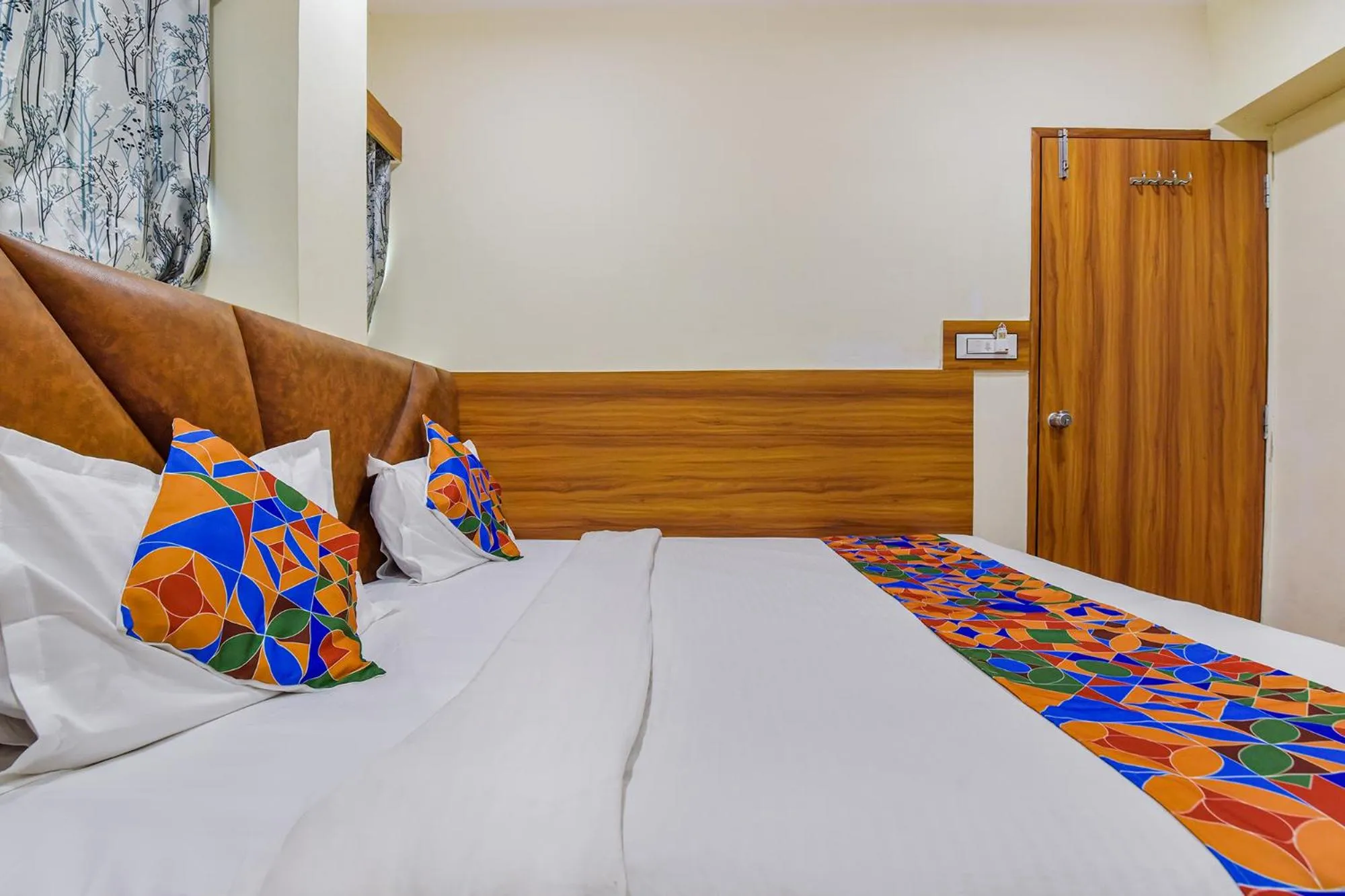 Bed in FabHotel Silver Inn - CG road