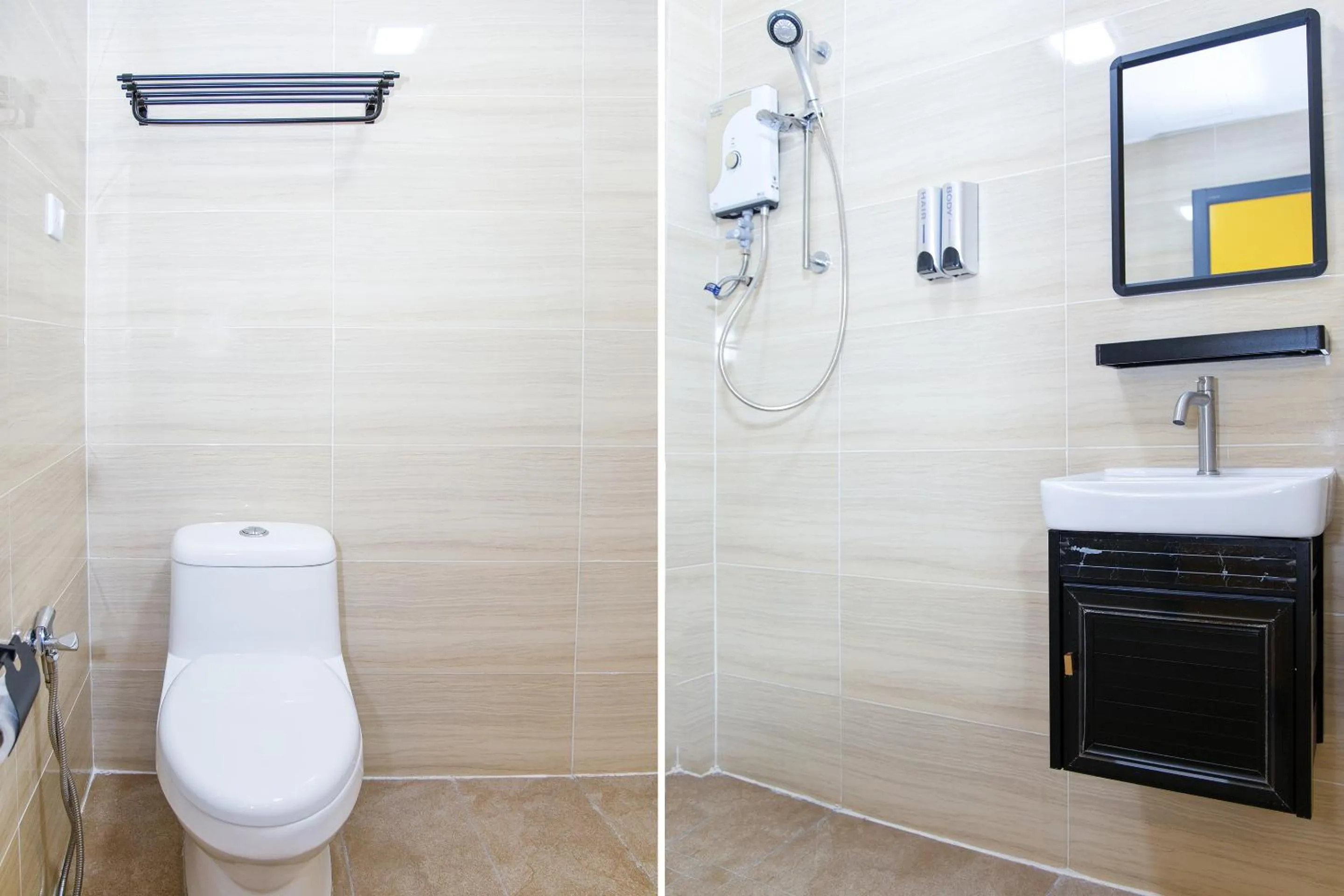 Bathroom in Capital O 90406 Mirani Hotel