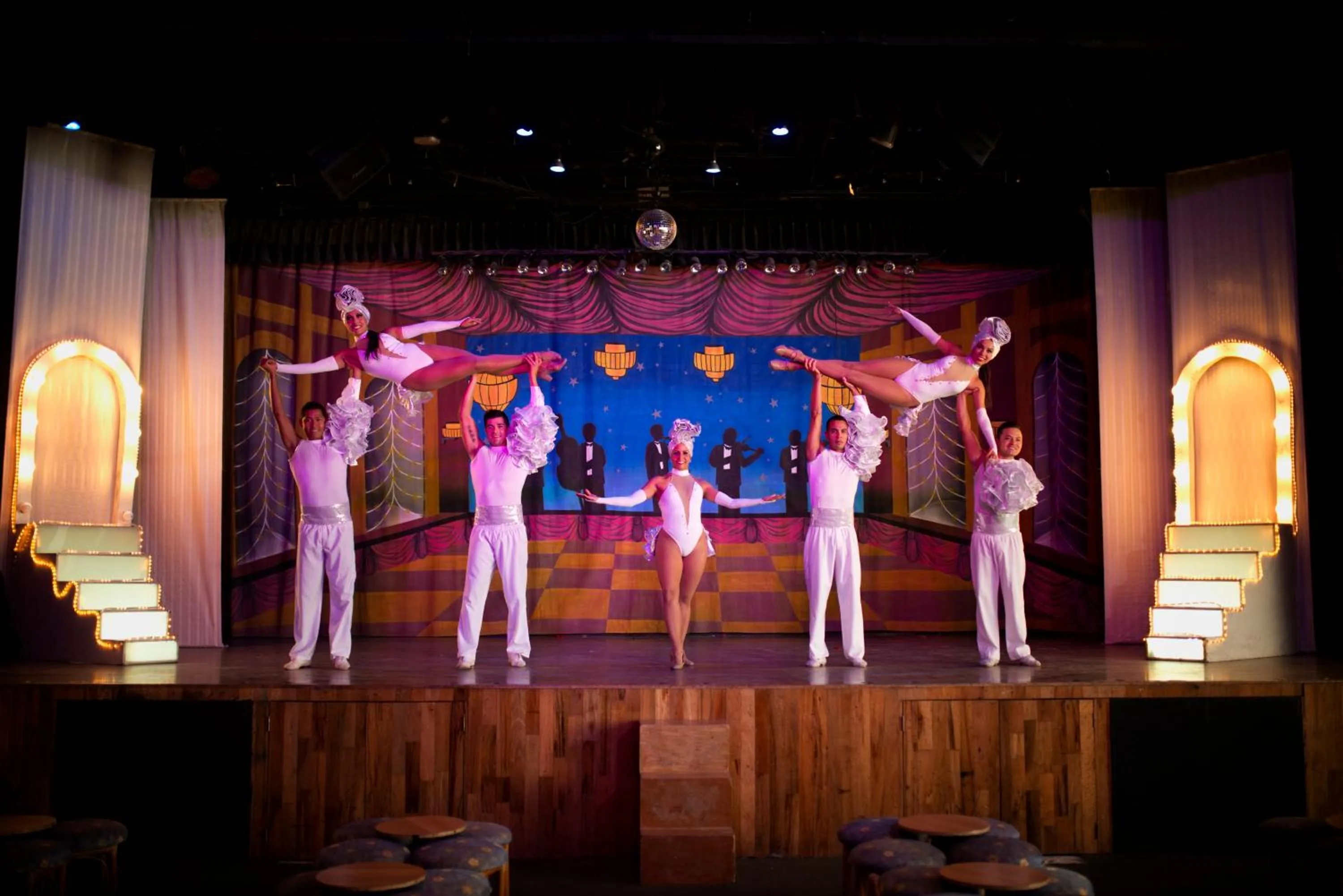 Evening entertainment in Crown Paradise Golden All Inclusive Resort - Adults Only