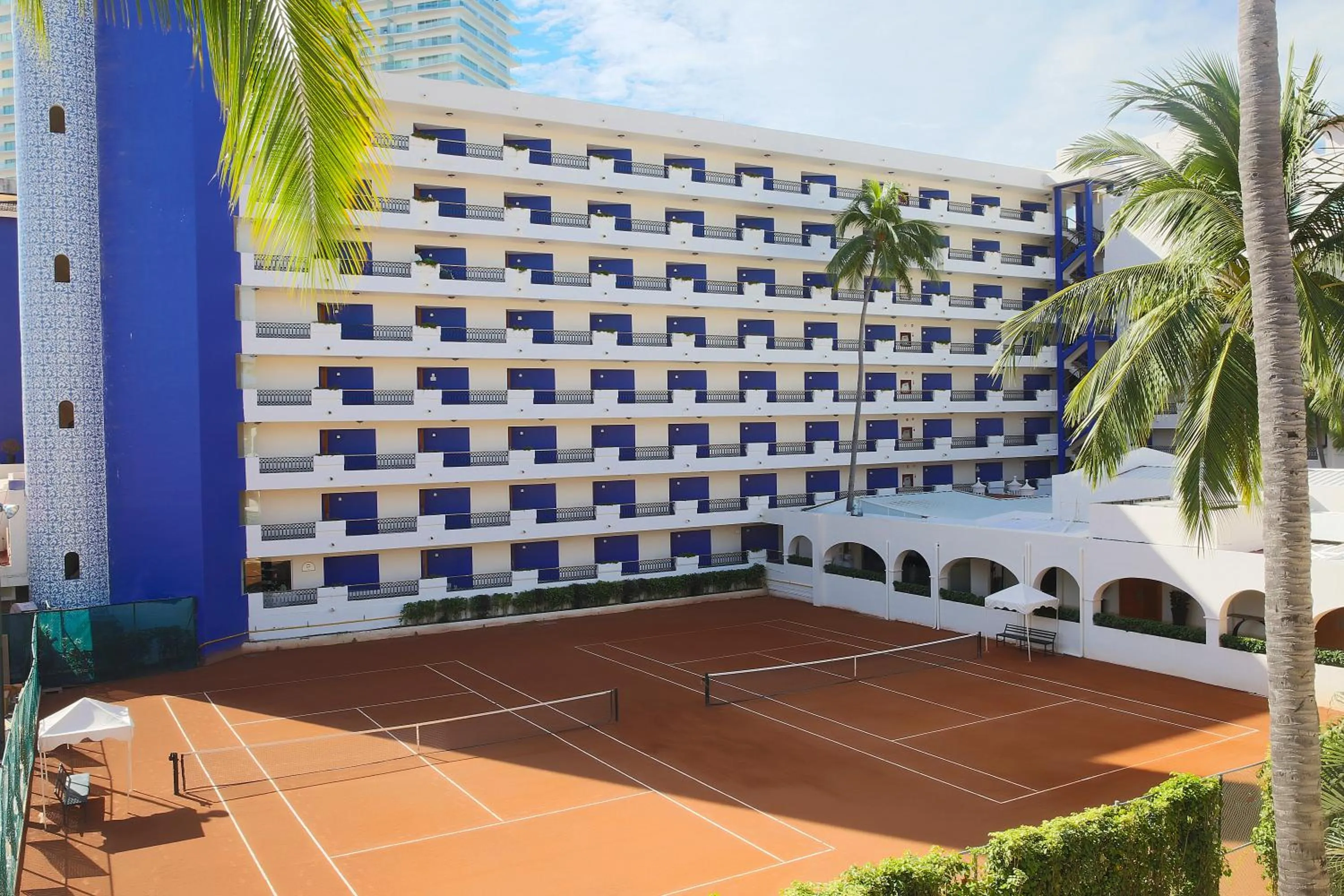 Tennis court in Crown Paradise Golden All Inclusive Resort - Adults Only