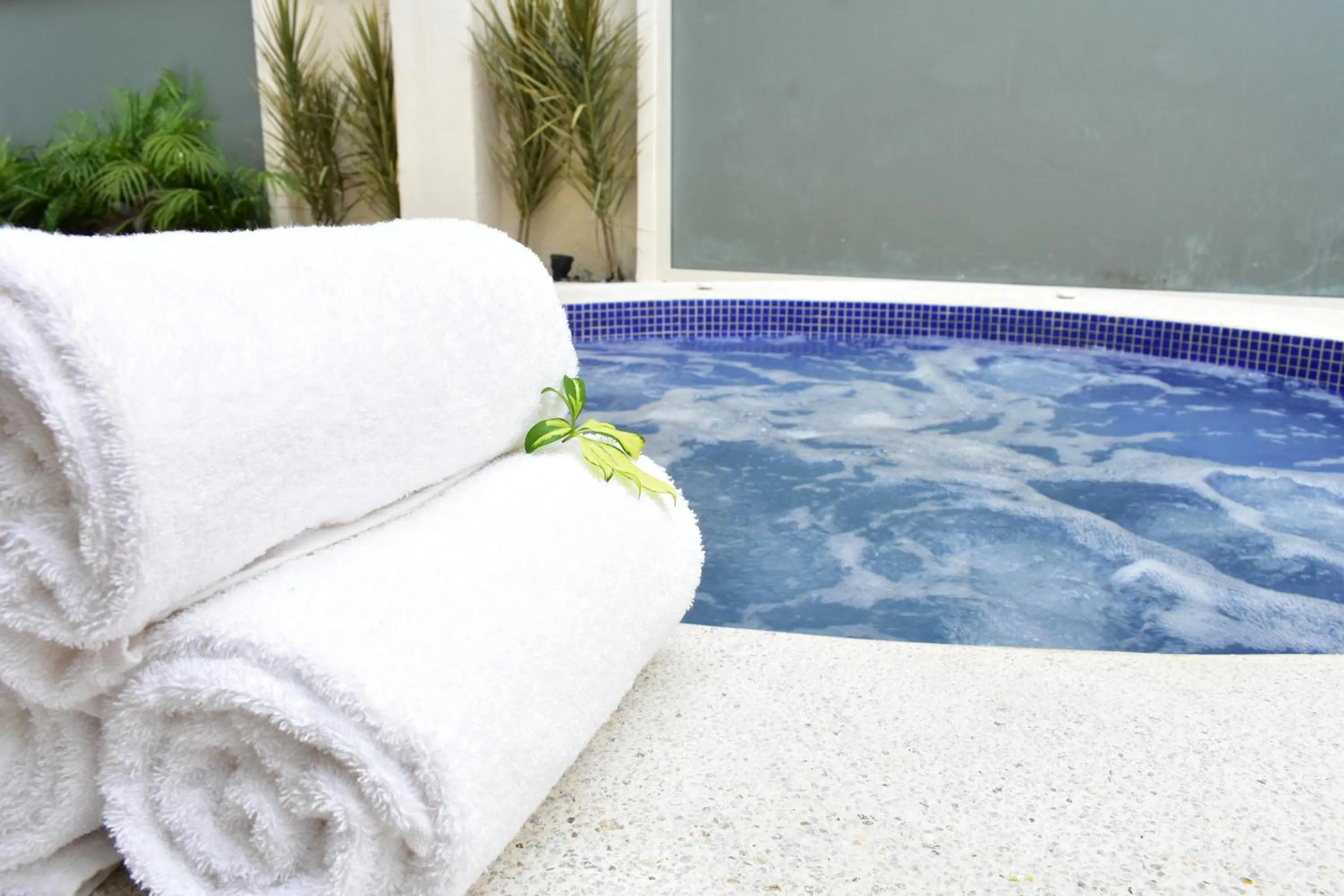 Open Air Bath in Crown Paradise Golden All Inclusive Resort - Adults Only