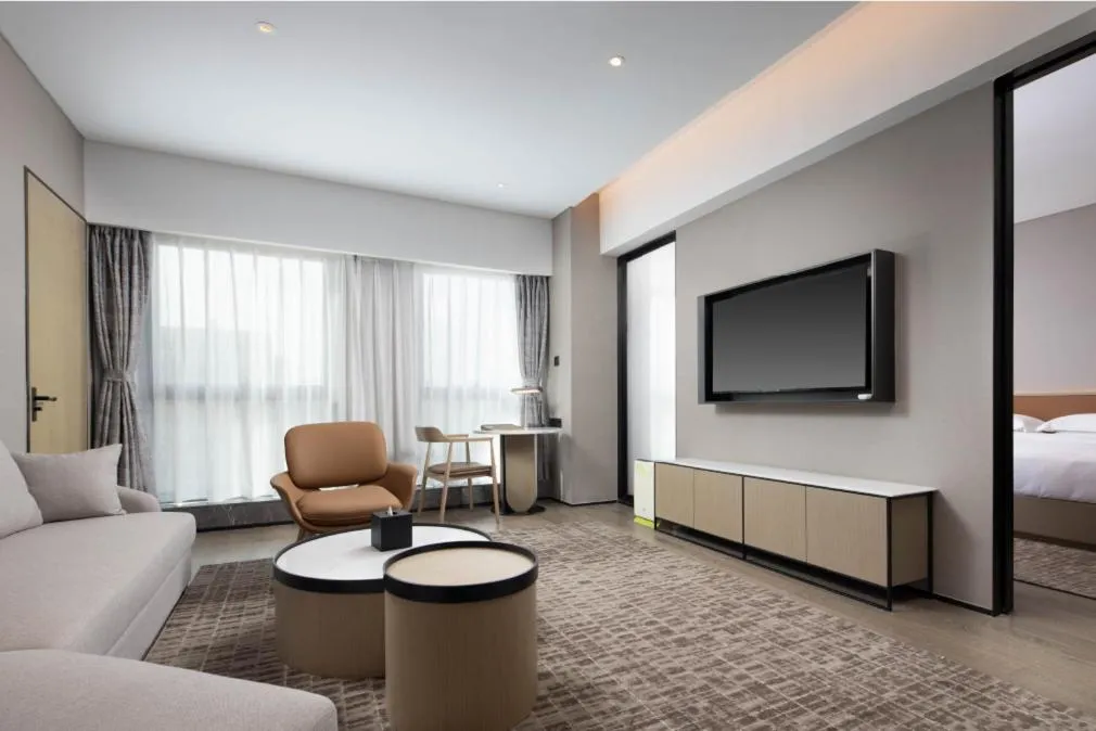 Bed in Leeden Hotel Hangzhou