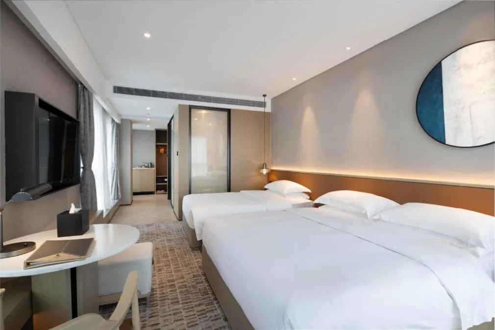 Bed in Leeden Hotel Hangzhou