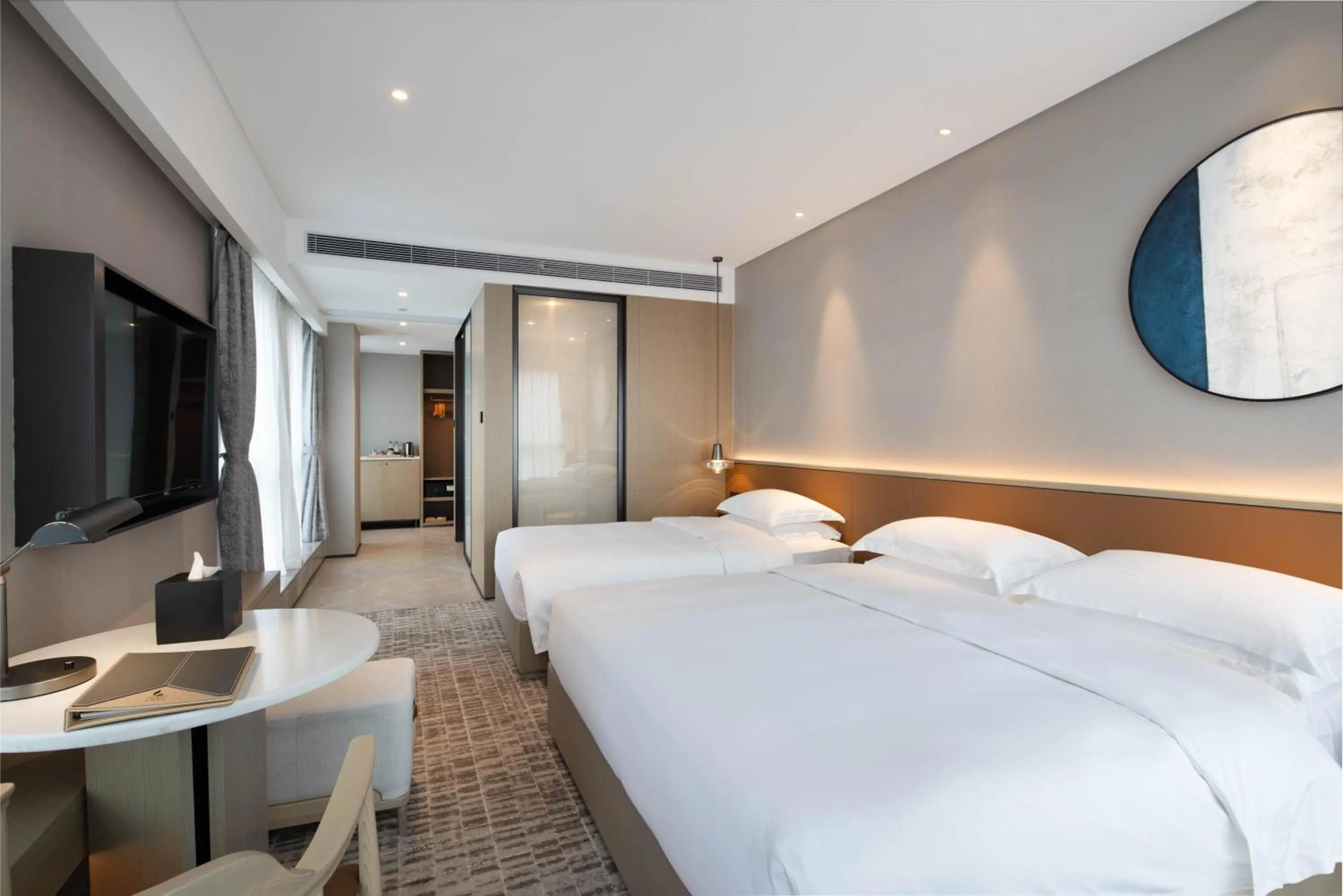 Bed in Leeden Hotel Hangzhou