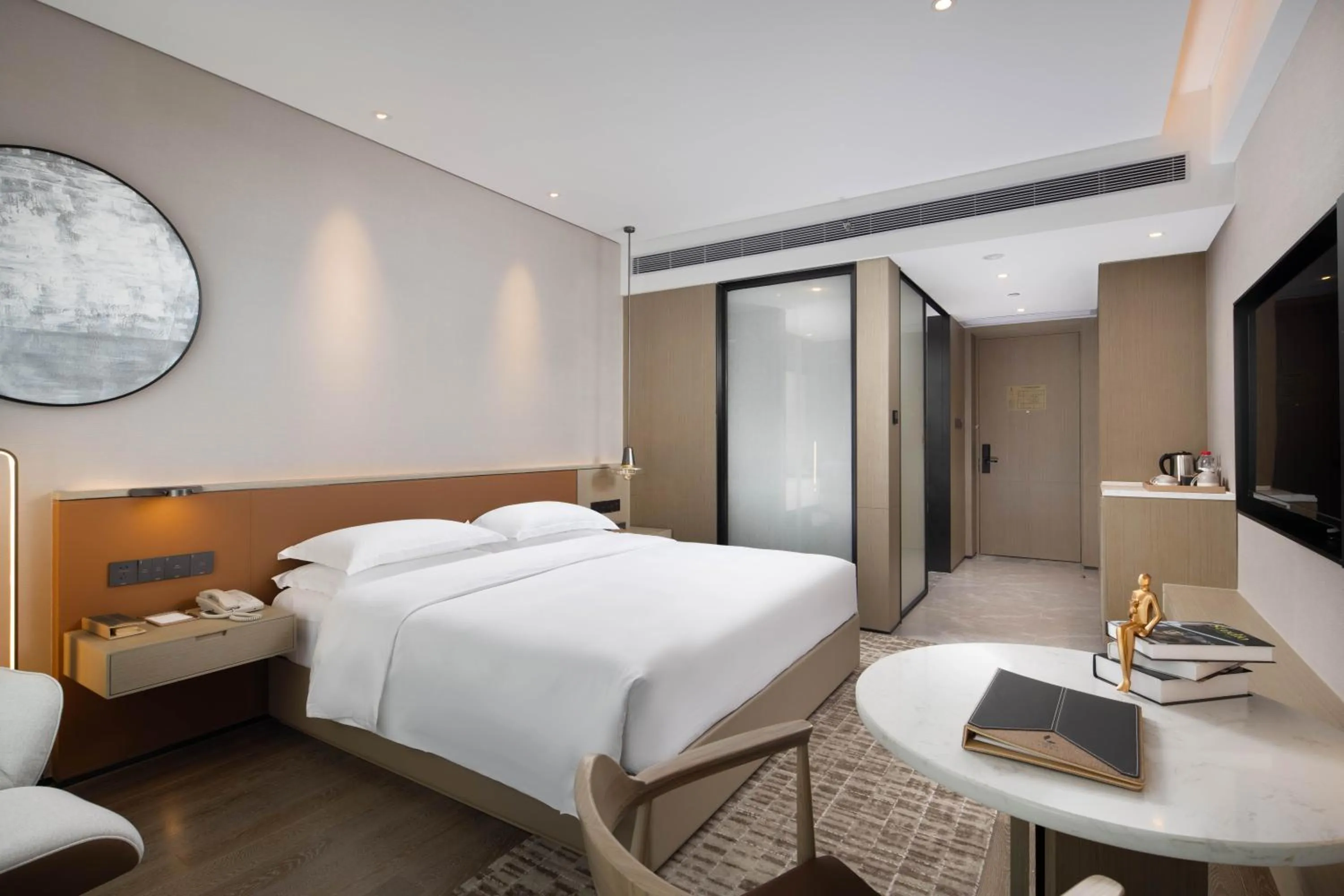 Bed in Leeden Hotel Hangzhou