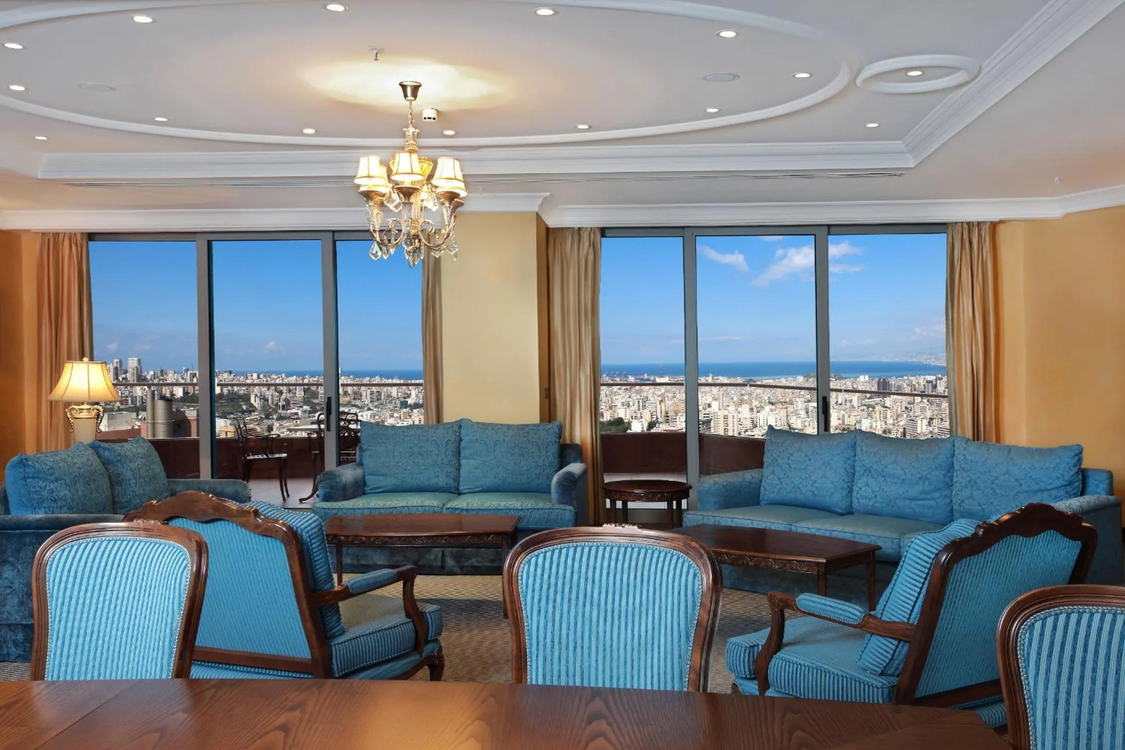 Living room in Al Habtoor Grand Beirut