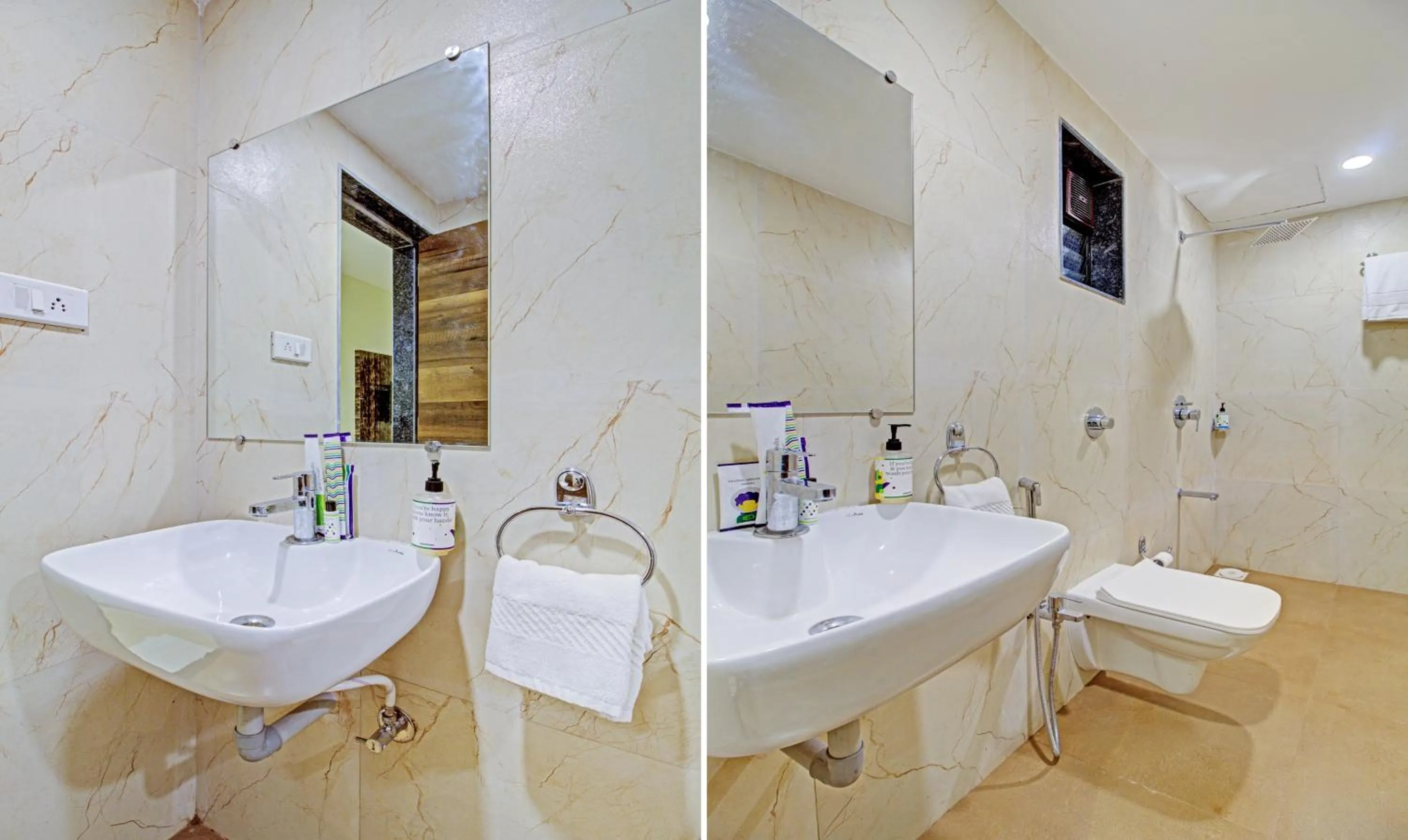 Toilet in Treebo Nakshatra Cottages Mahabaleshwar