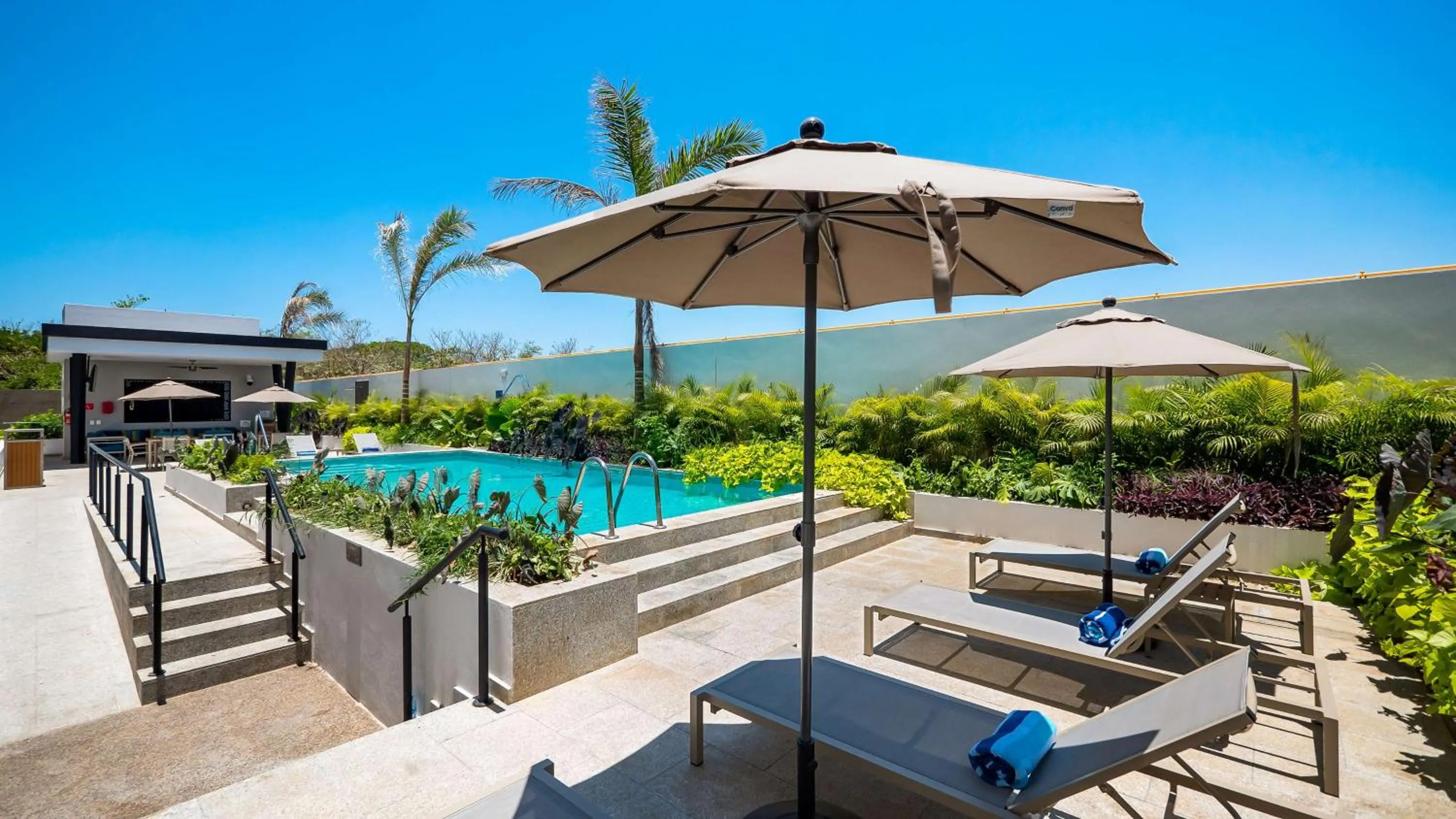 Pool view in Hampton Inn By Hilton Nuevo Vallarta