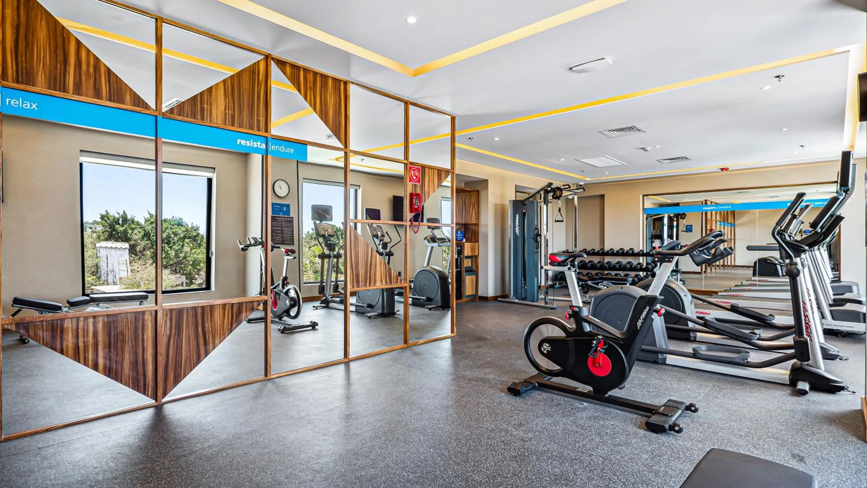 Fitness centre/facilities in Hampton Inn By Hilton Nuevo Vallarta