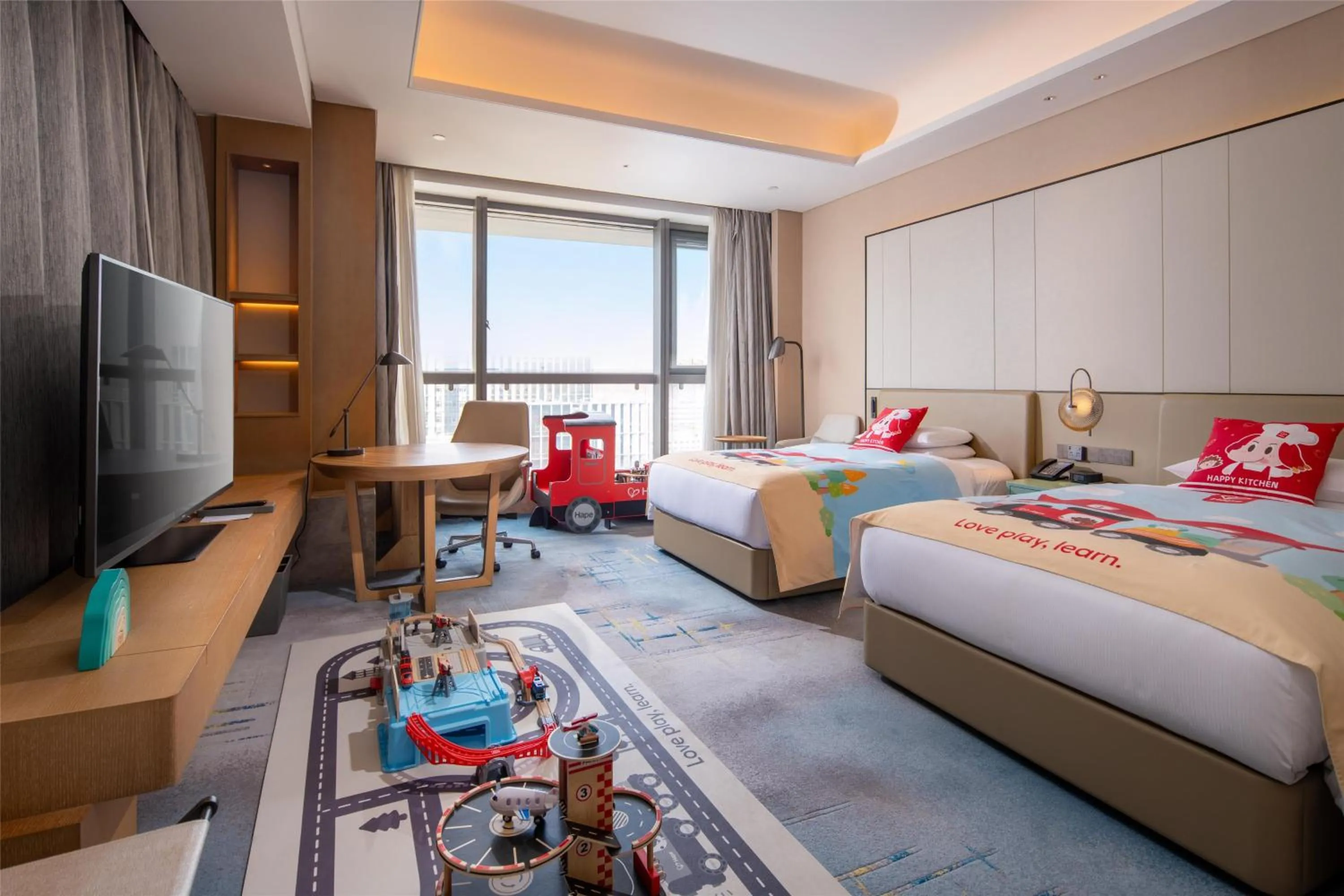 Bed in Hilton Suzhou Wuzhong