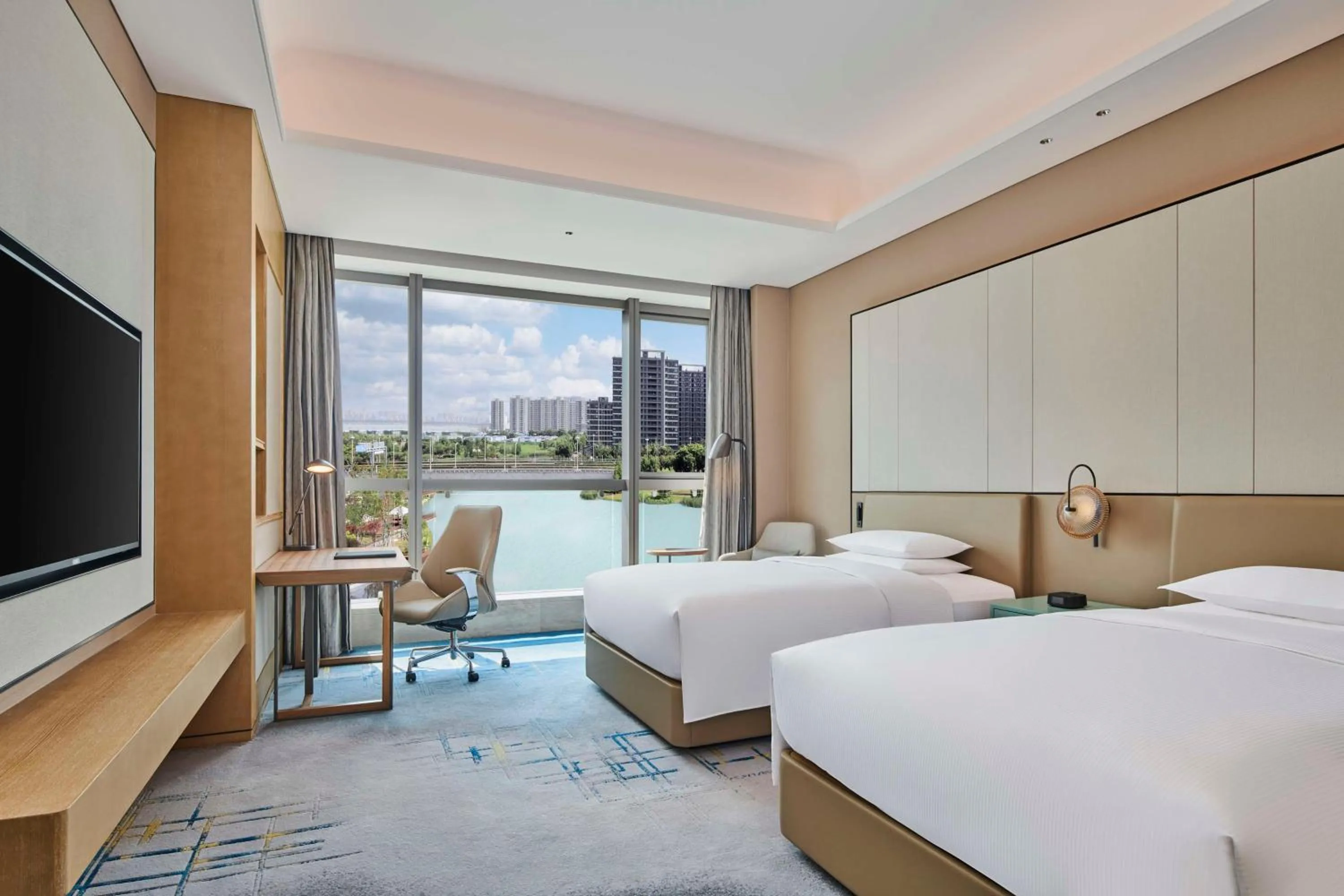 Bedroom, Bed in Hilton Suzhou Wuzhong