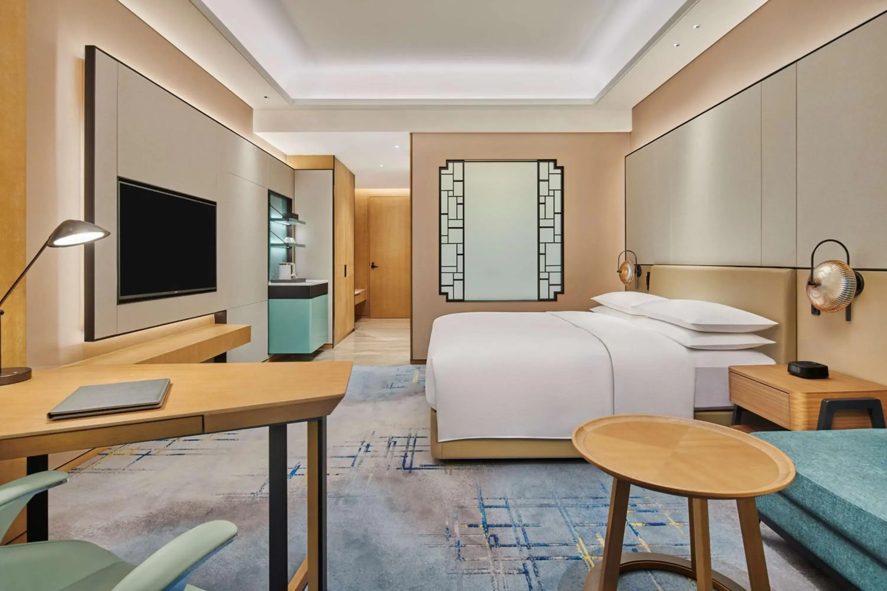 Deluxe King Room in Doubletree By Hilton Suzhou Wuzhong Deluxe King Room in Doubletree By Hilton Suzhou Wuzhong