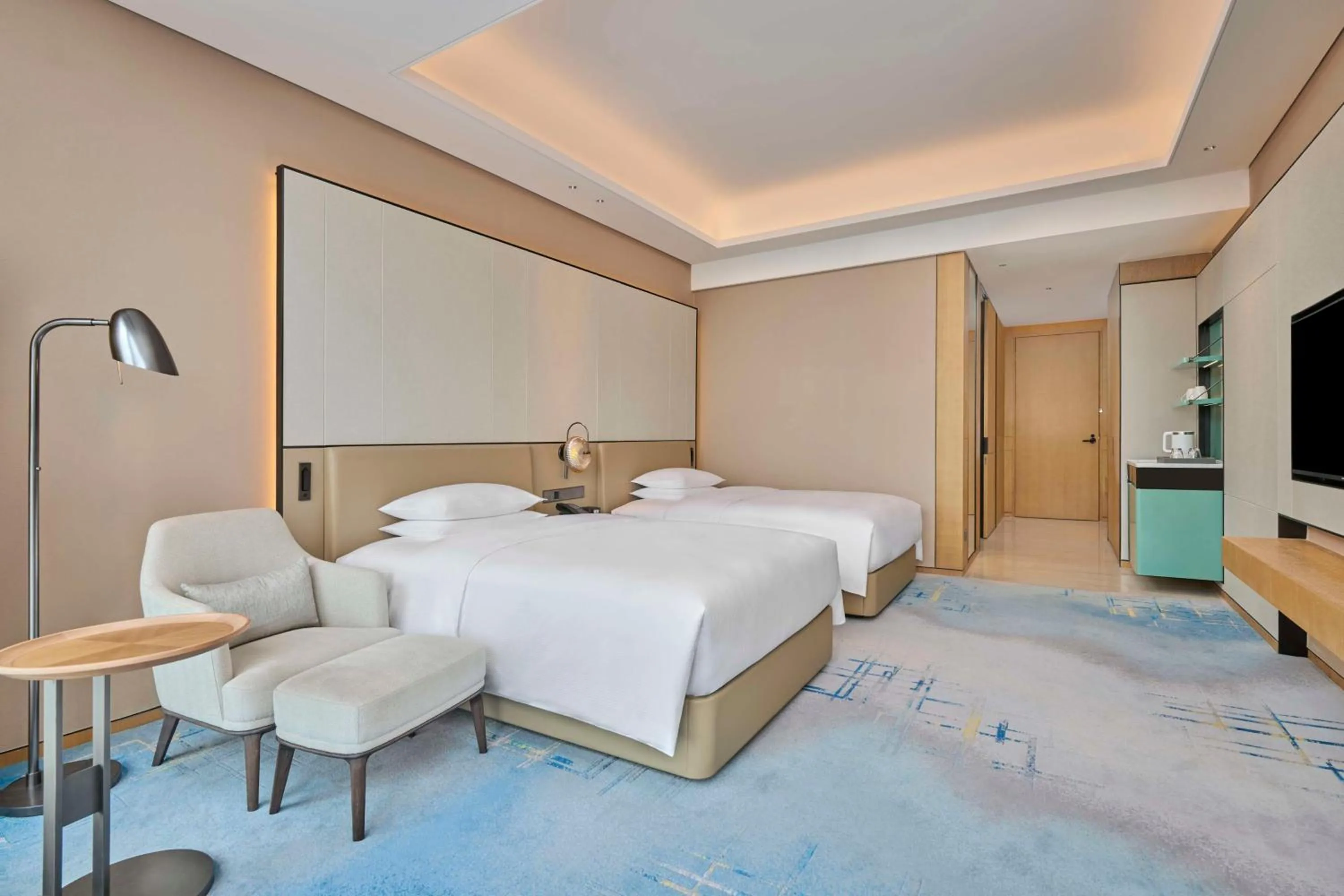 Bed in Hilton Suzhou Wuzhong