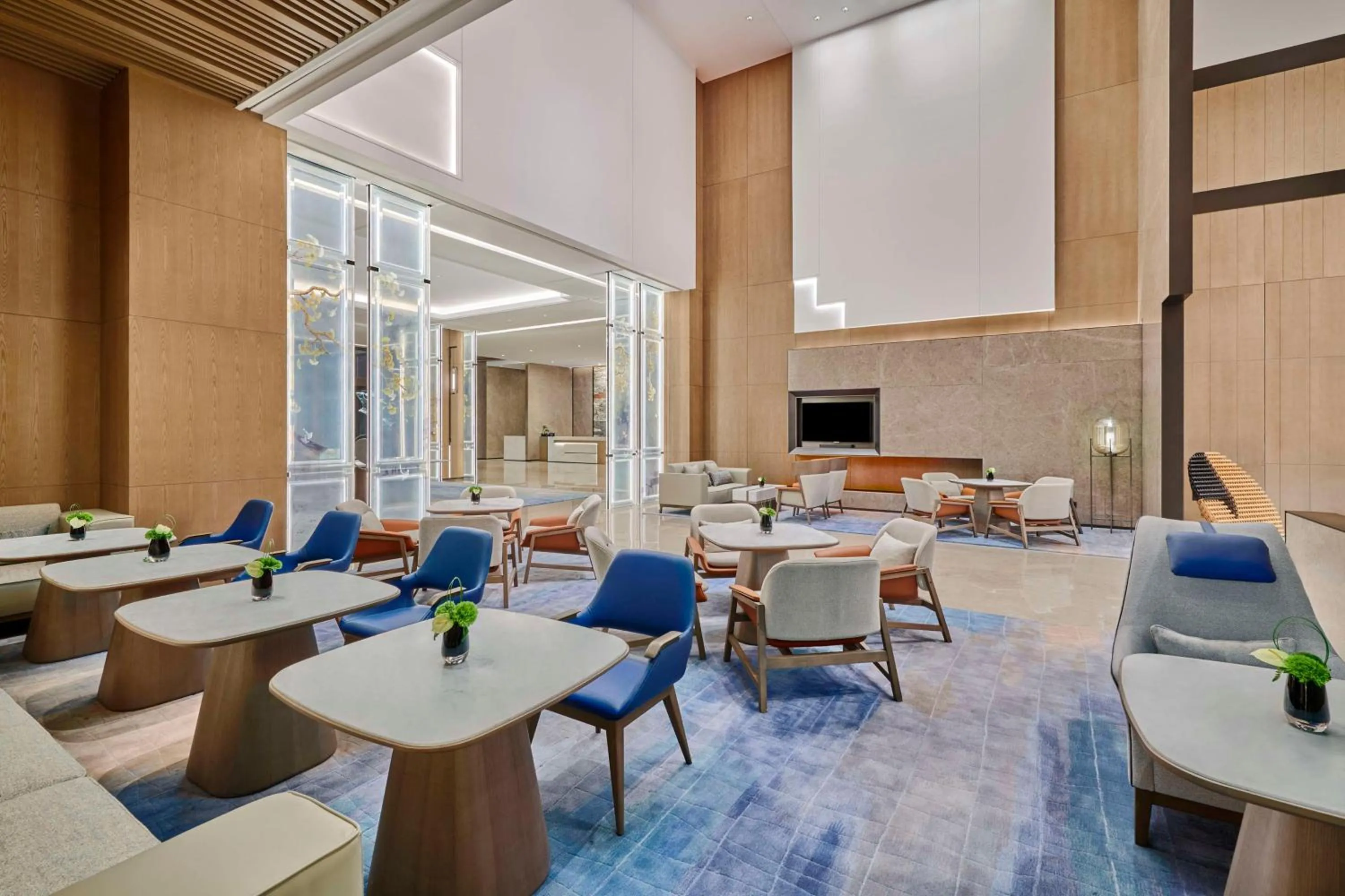 Lobby or reception in Hilton Suzhou Wuzhong