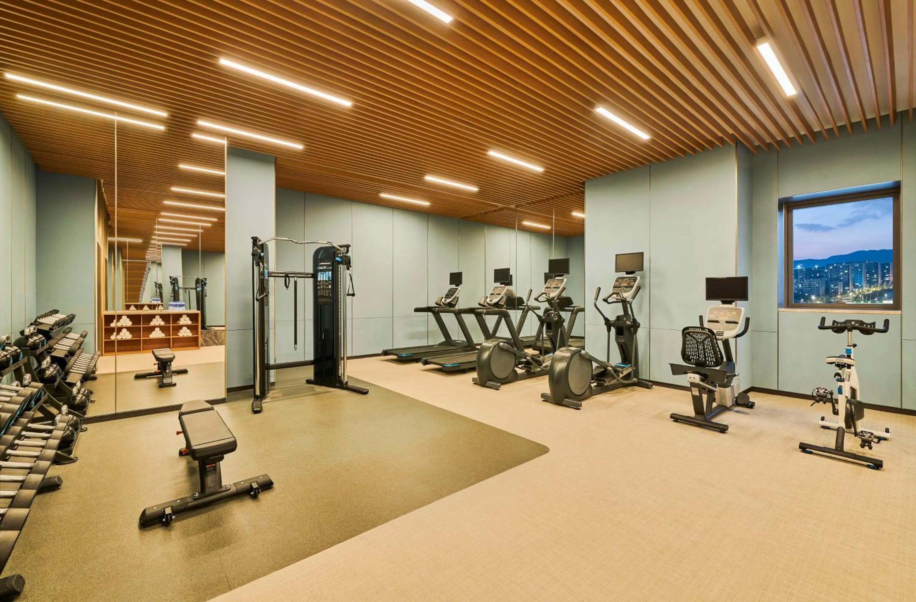 Fitness centre/facilities in Hilton Garden Inn Suzhou Wuzhong