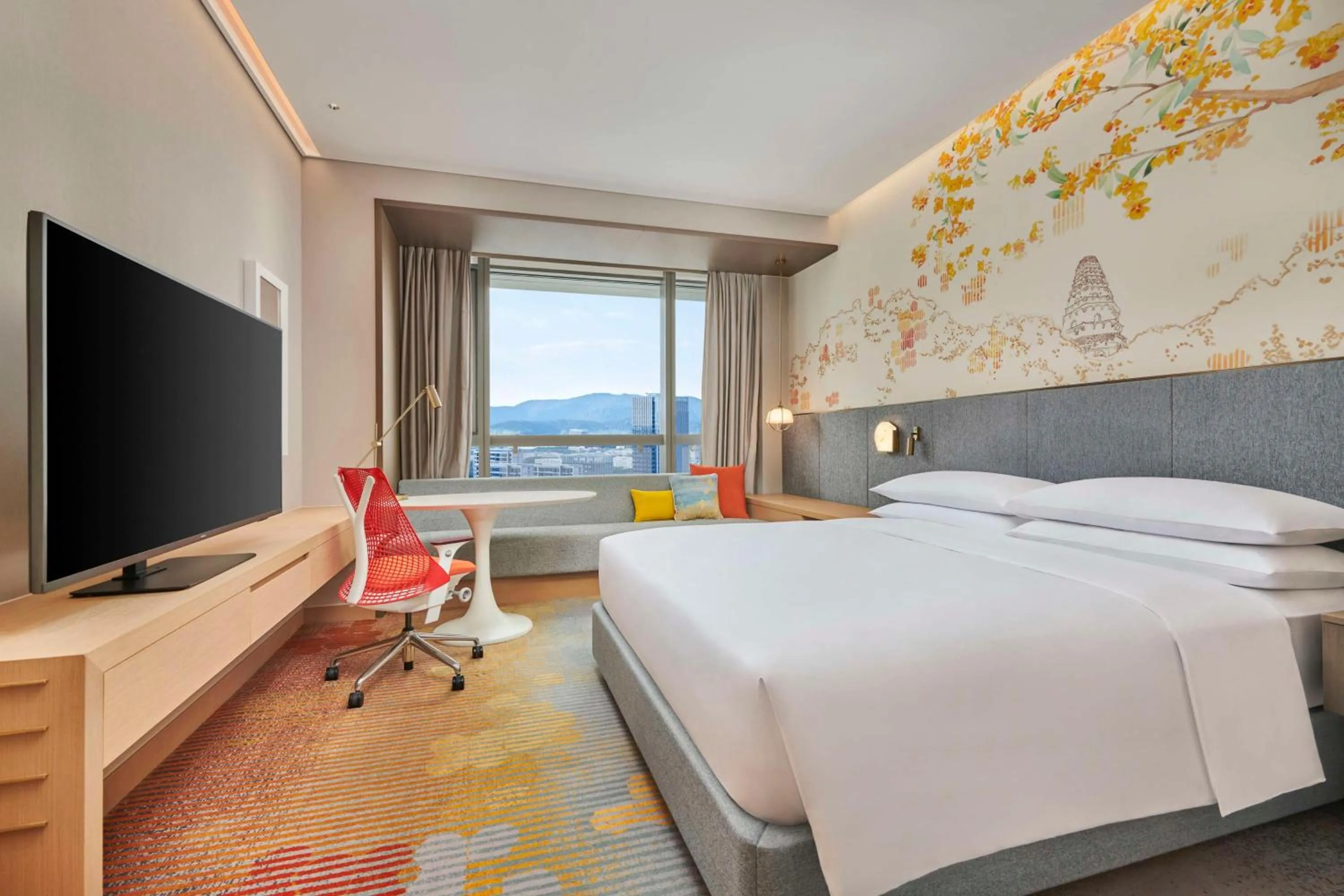 Bedroom, Bed in Hilton Garden Inn Suzhou Wuzhong