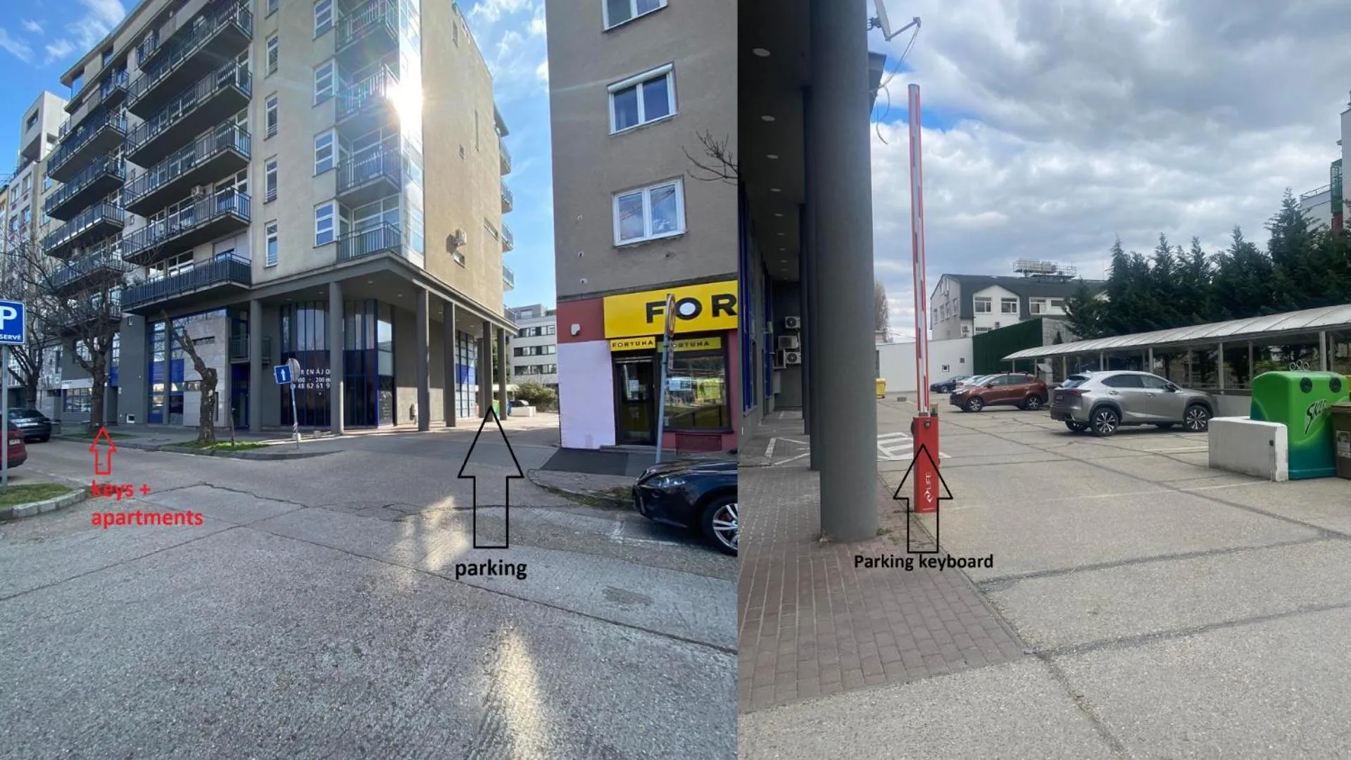 Property building in TIFFANY Apartment Hotel