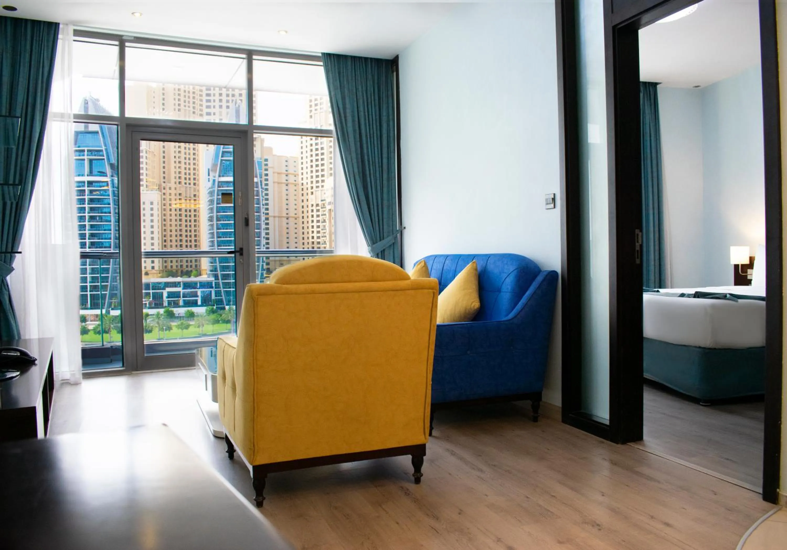 Bed in Signature Hotel Apartments and Spa