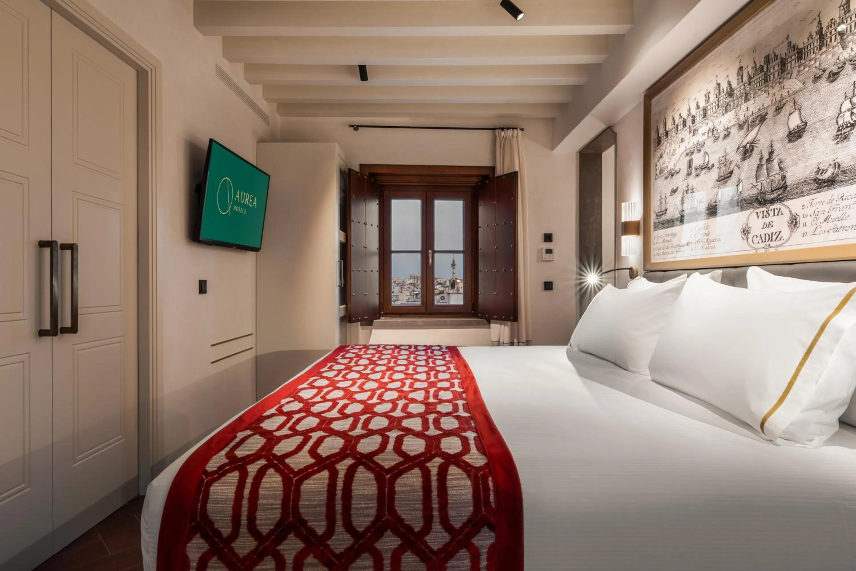 Bed in Áurea Casa Palacio Sagasta by Eurostars Hotel Company