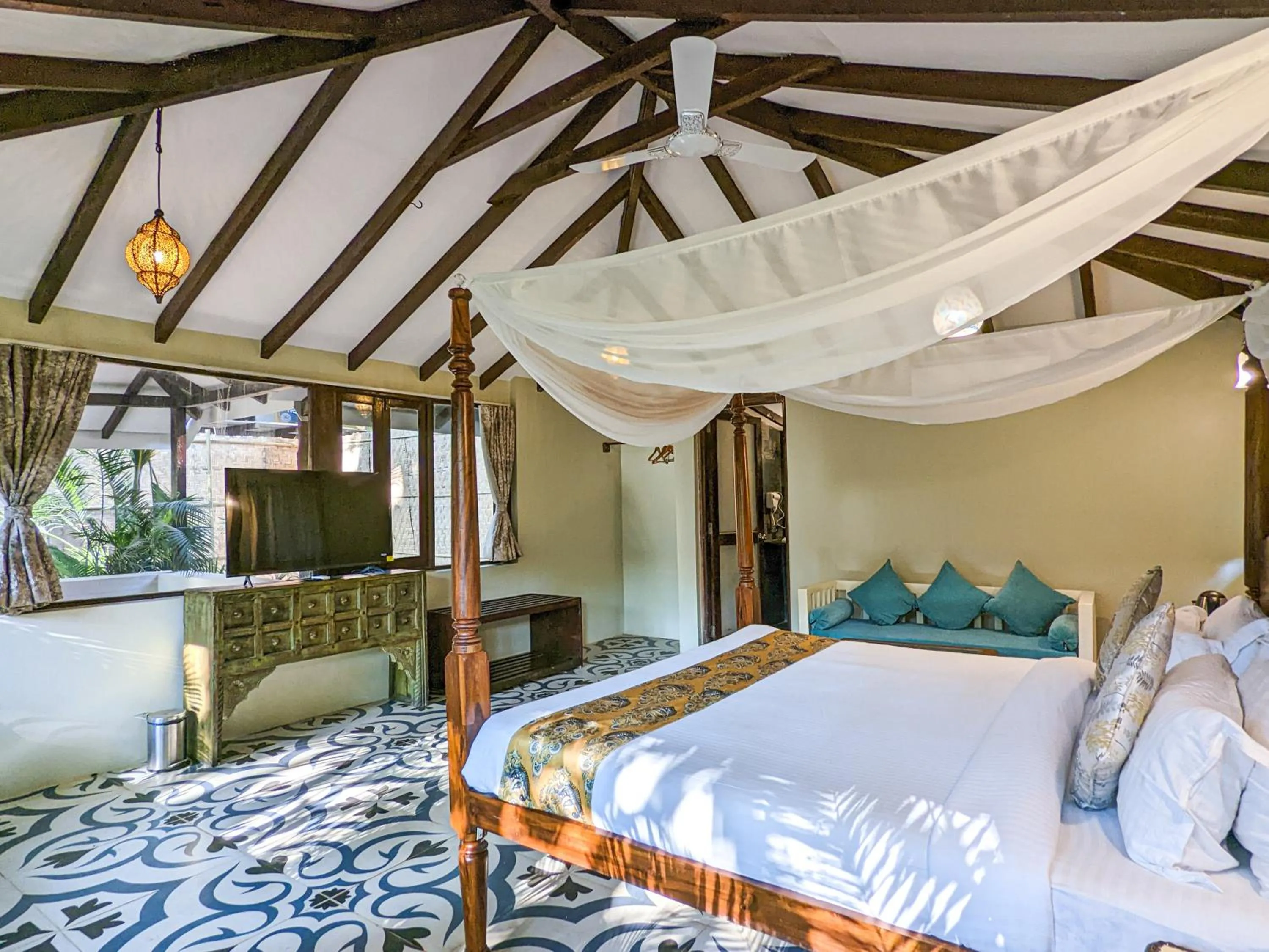 Photo of the whole room, Bed in De Soul Sante Beach Resort Morjim Goa