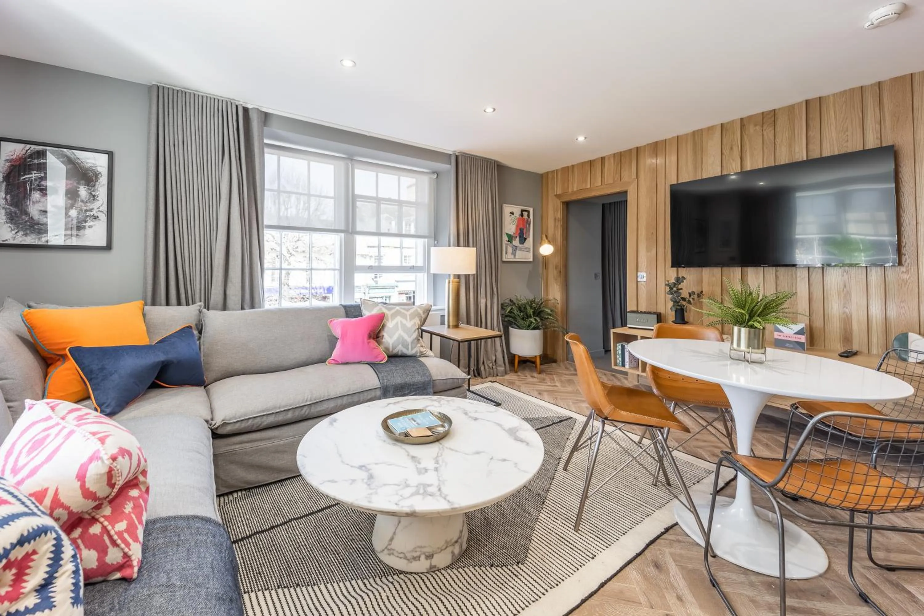 Living room in No1 Apartments St Andrews - South Street