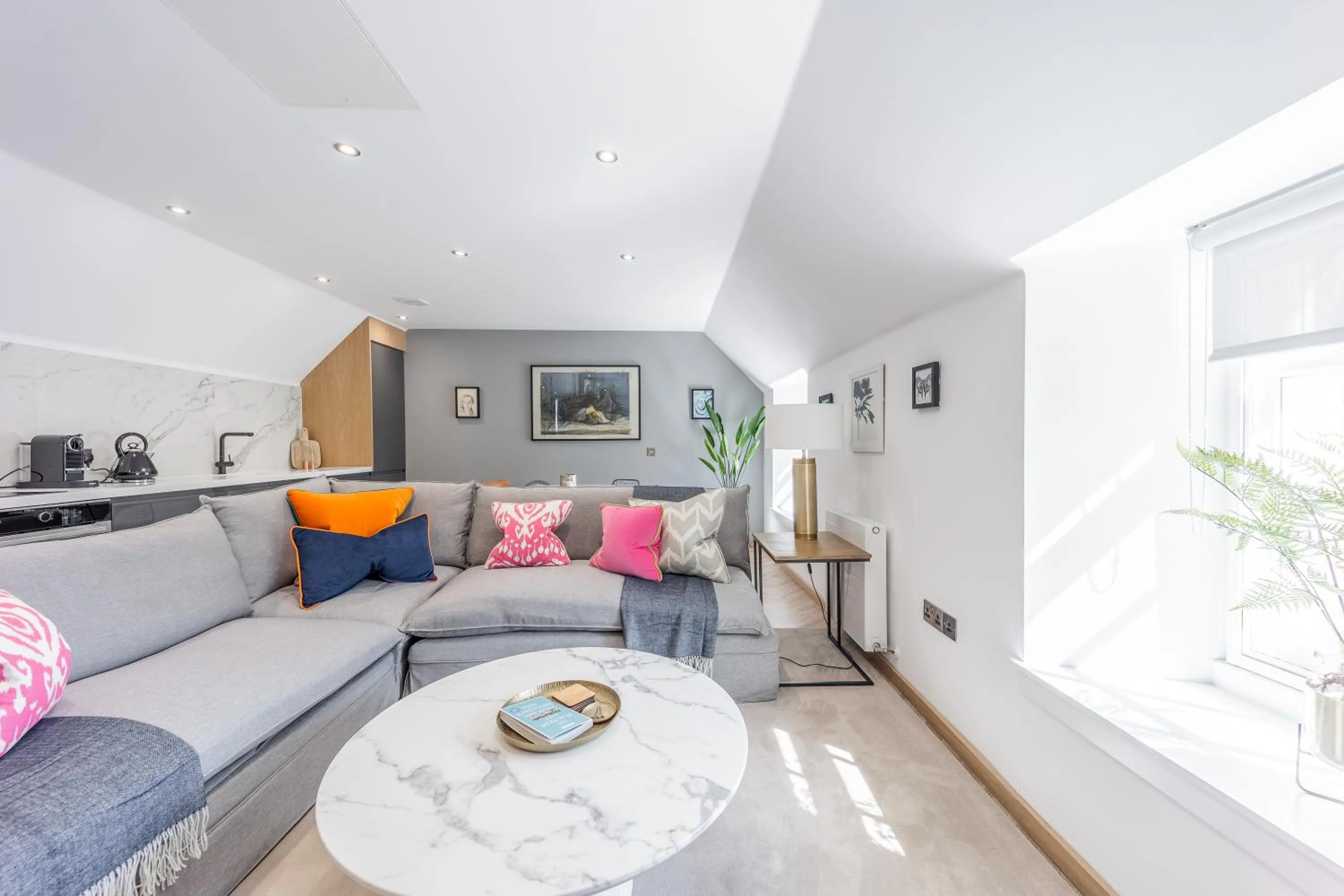 Living room in No1 Apartments St Andrews - South Street