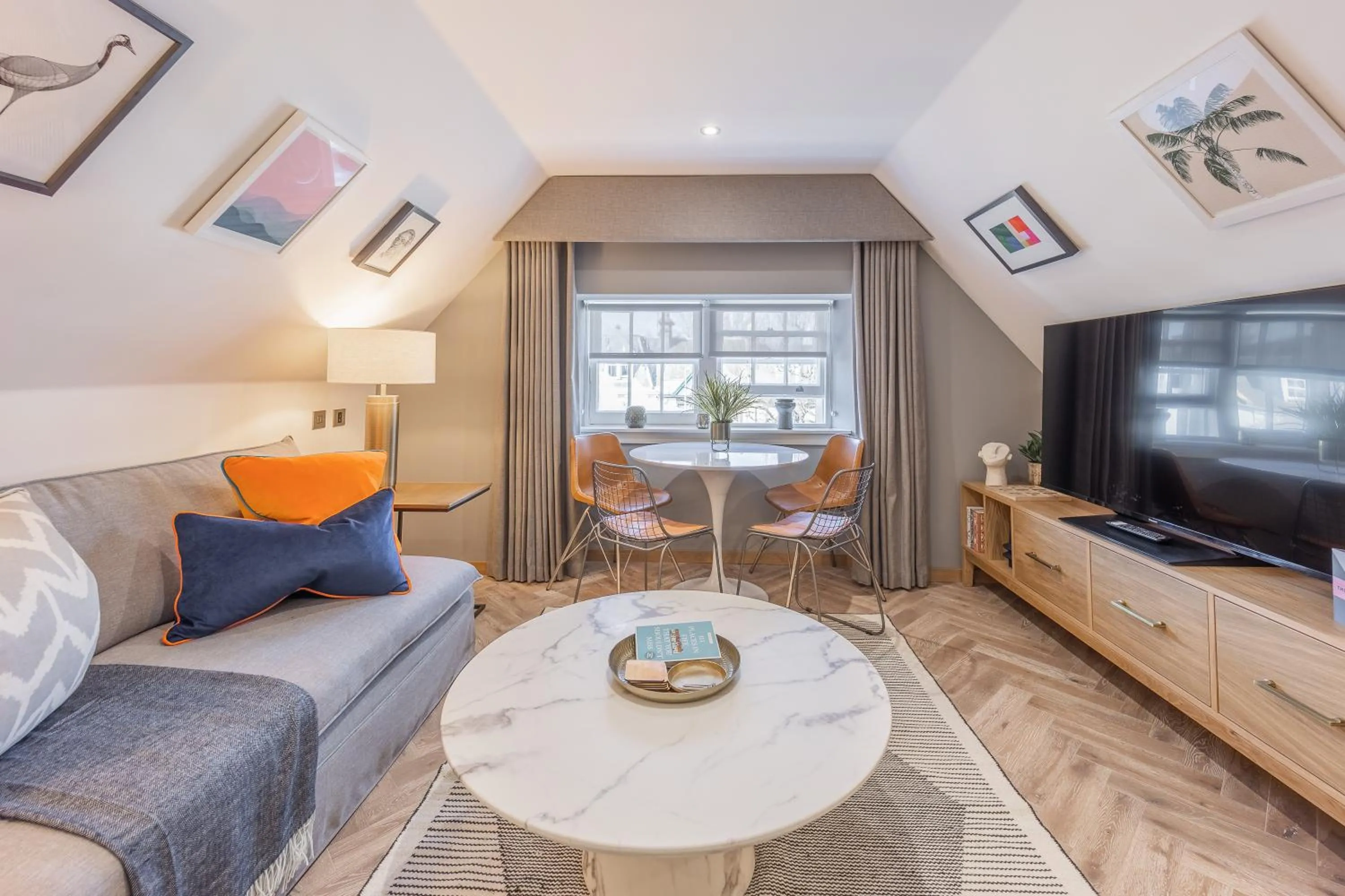 Living room in No1 Apartments St Andrews - South Street