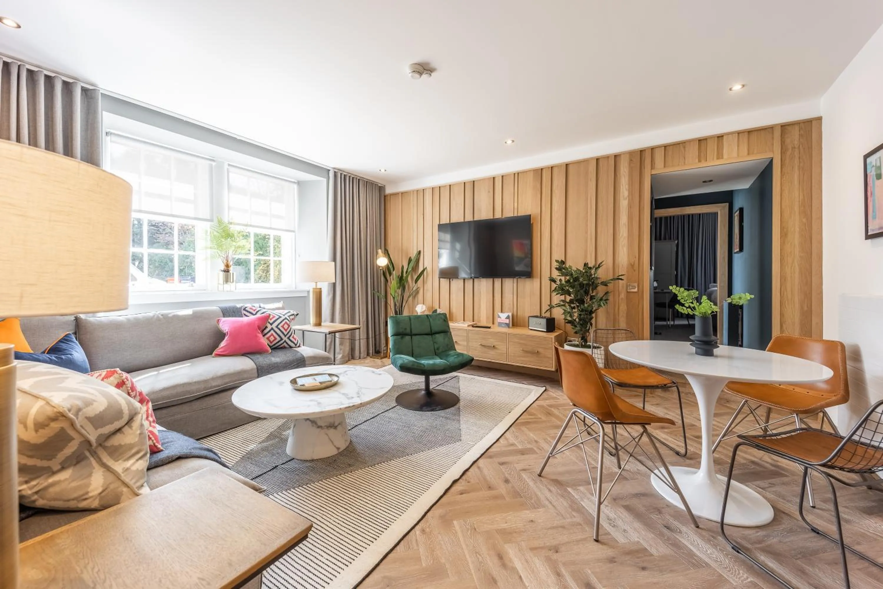 Living room in No1 Apartments St Andrews - South Street