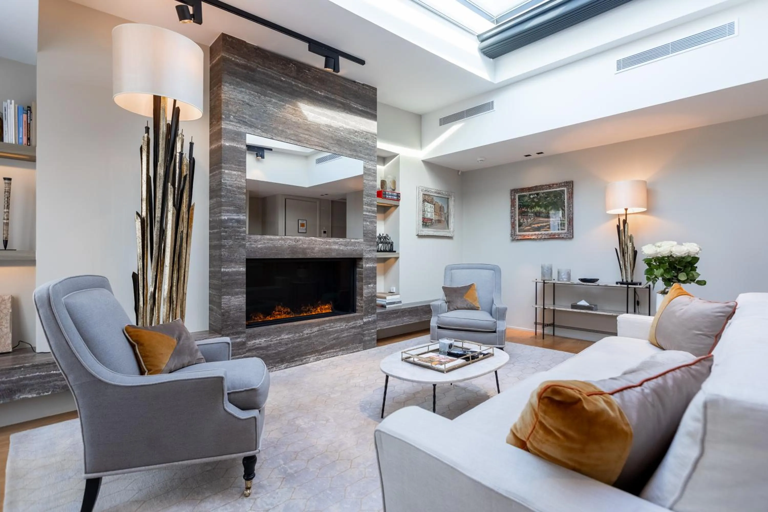 Living room in Maison Boissière BARNES Residences