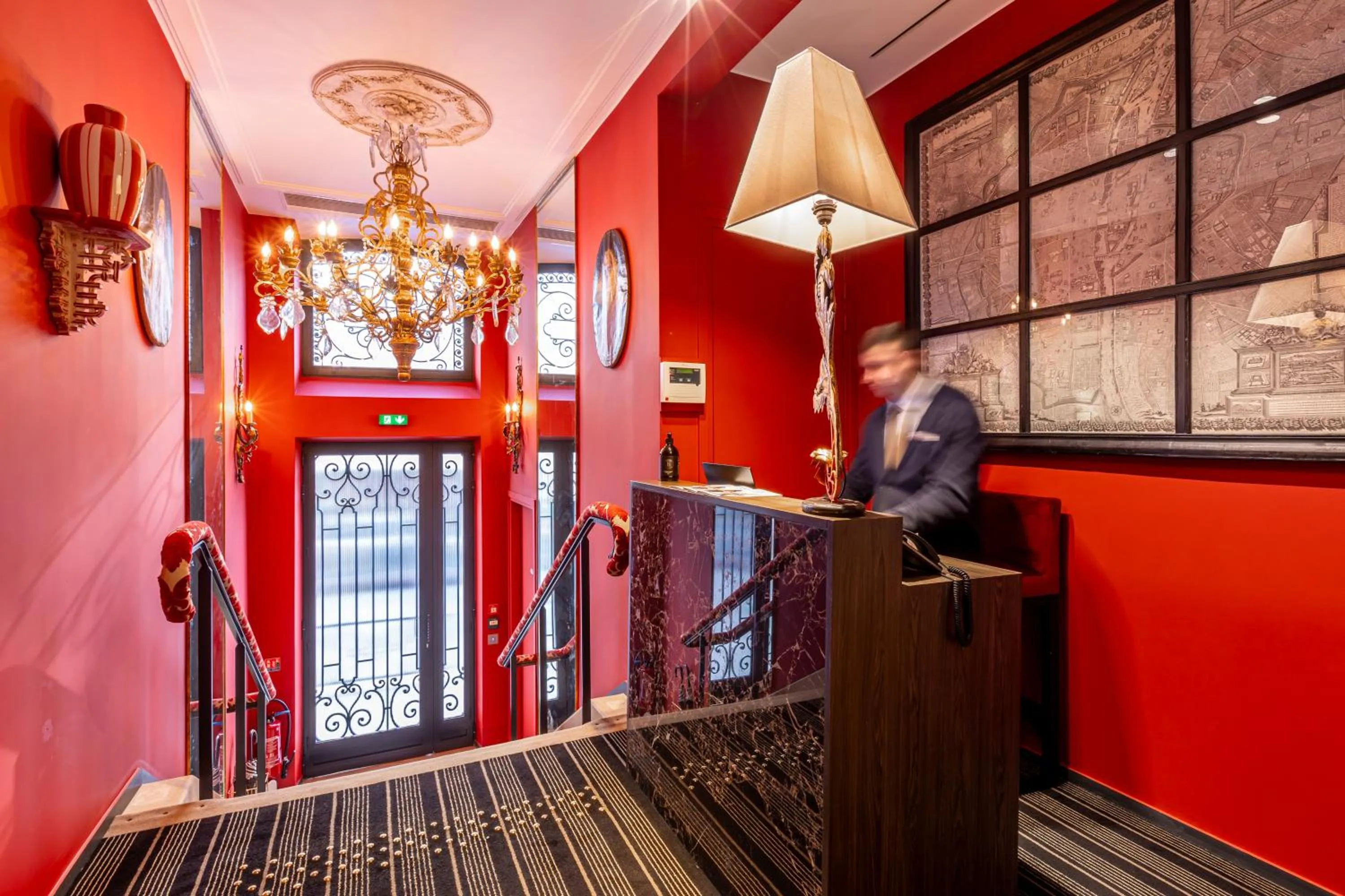 Lobby or reception in Maison Boissière BARNES Residences