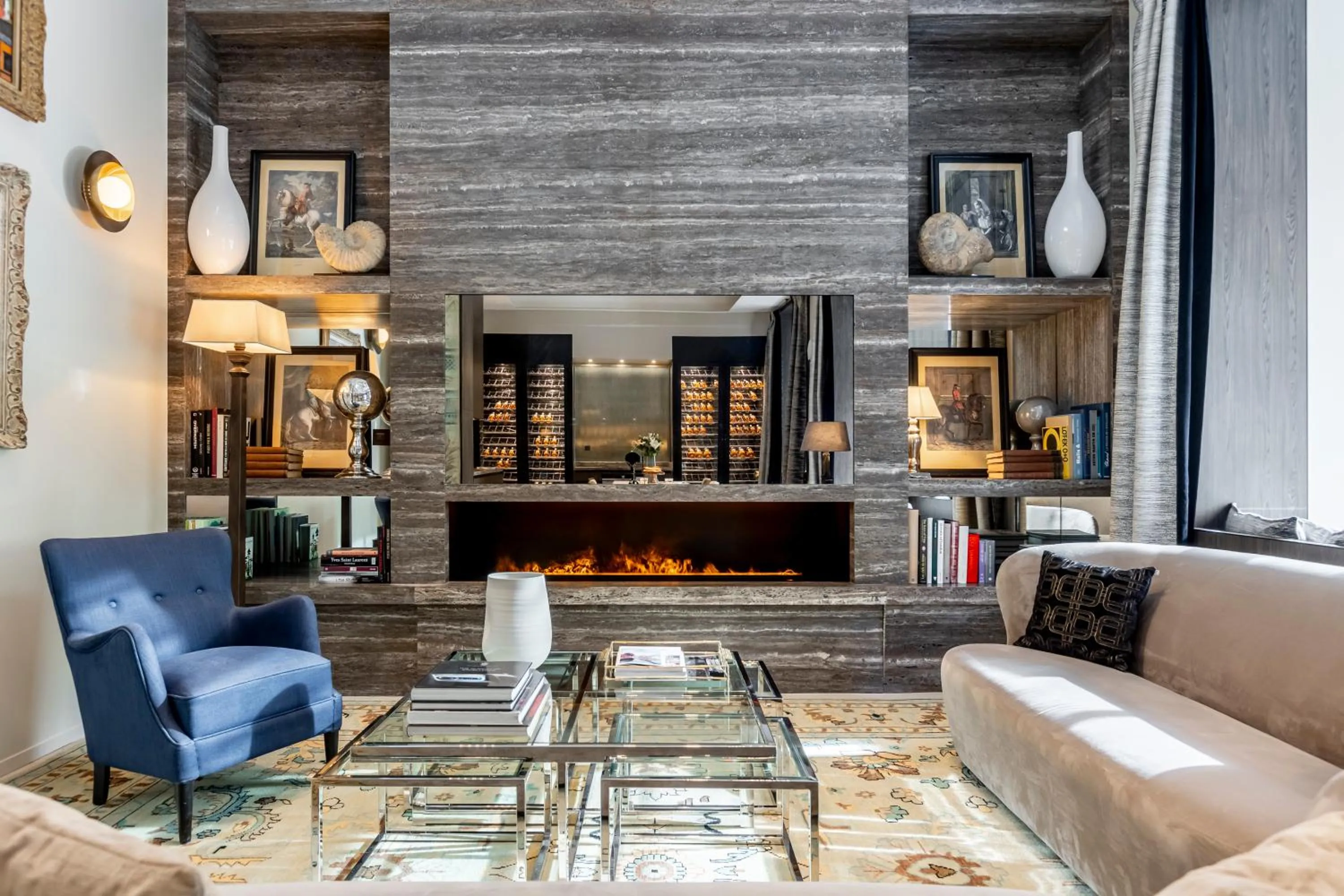 Living room in Maison Boissière BARNES Residences