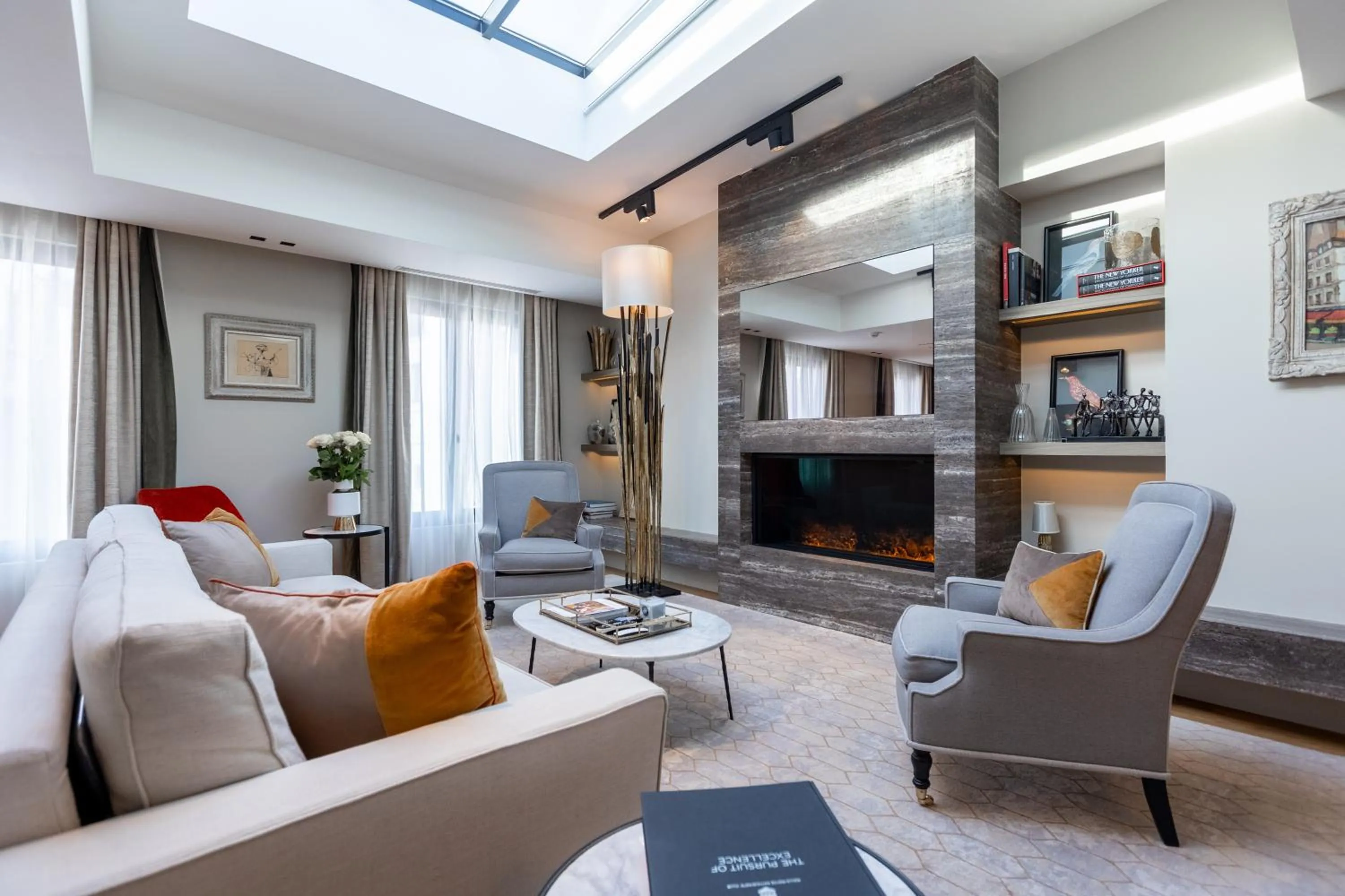 Living room in Maison Boissière BARNES Residences