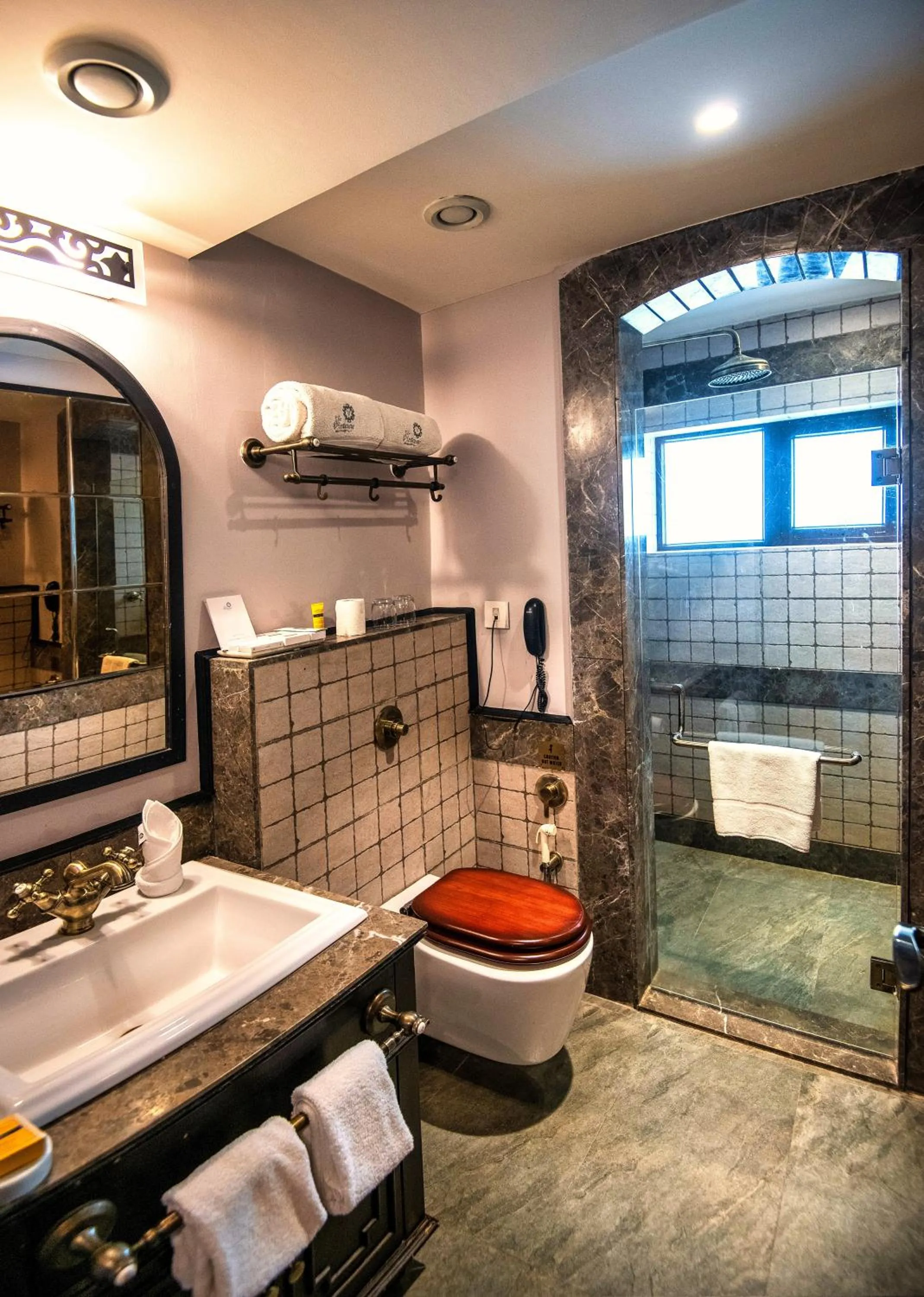 Bathroom in The Vintage Srinagar at Dal Lake