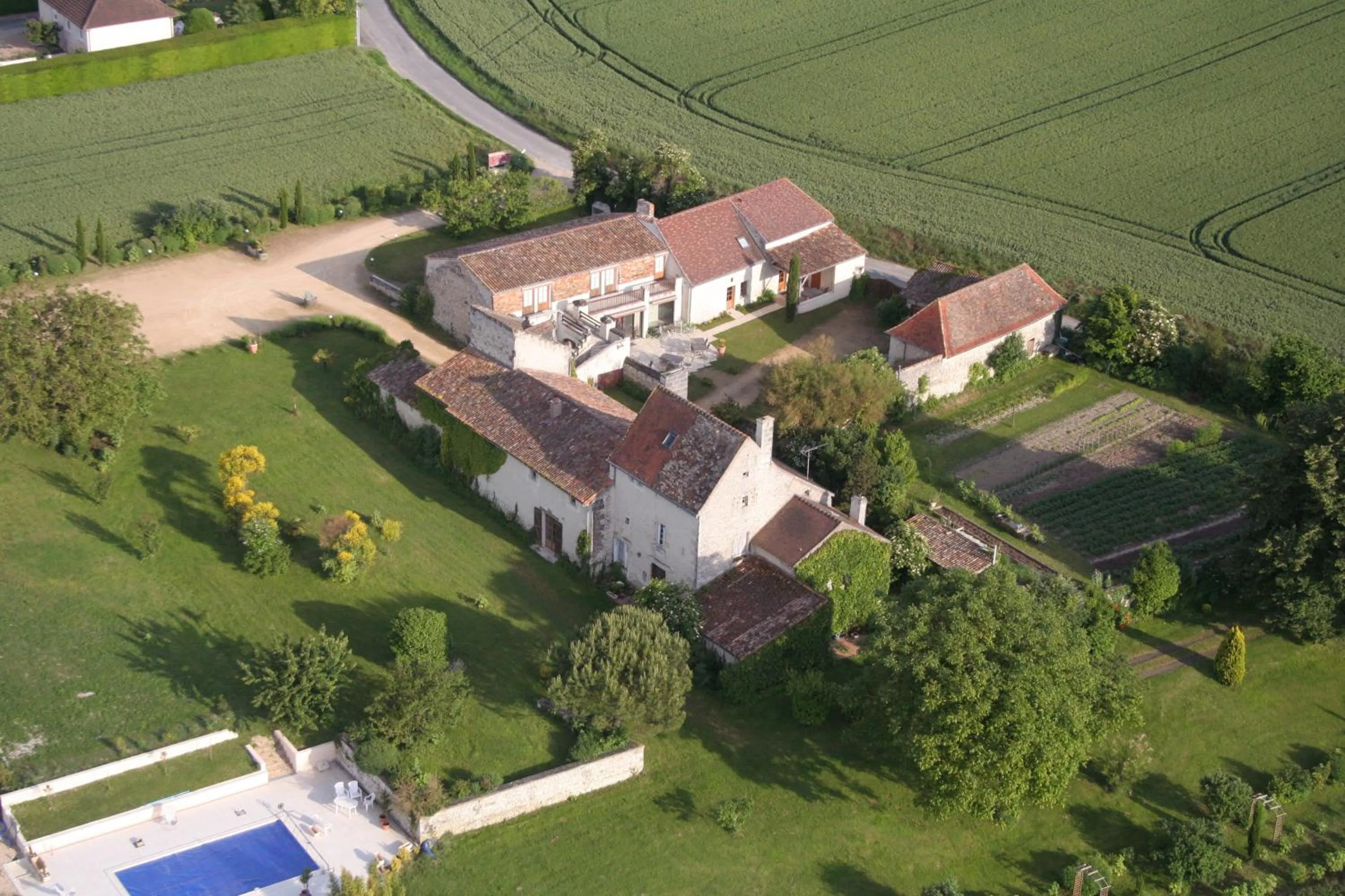 Bird's eye view in Le Pigeonnier du Perron Hôtel