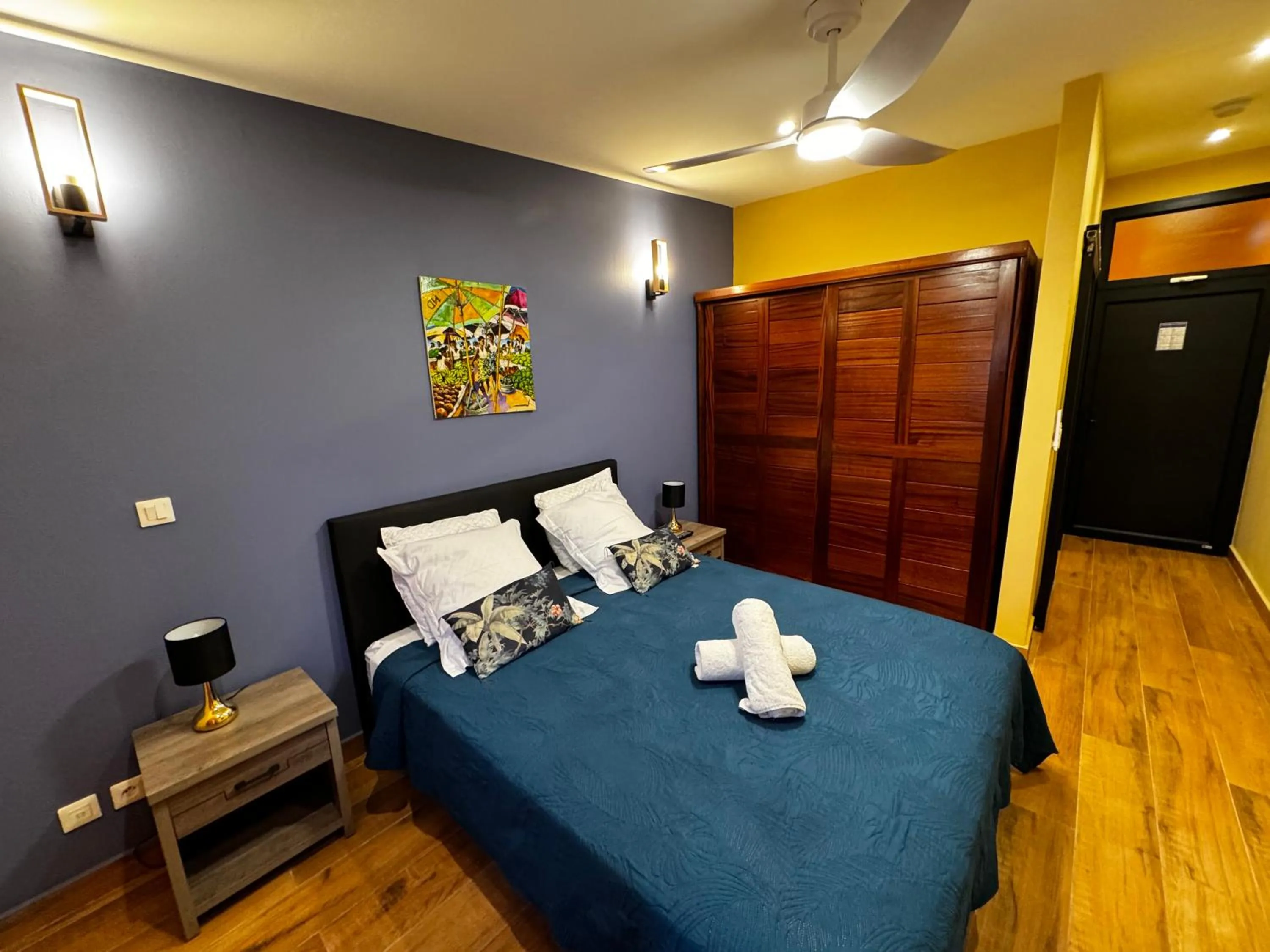 Bed in Le Passamainty Lodge