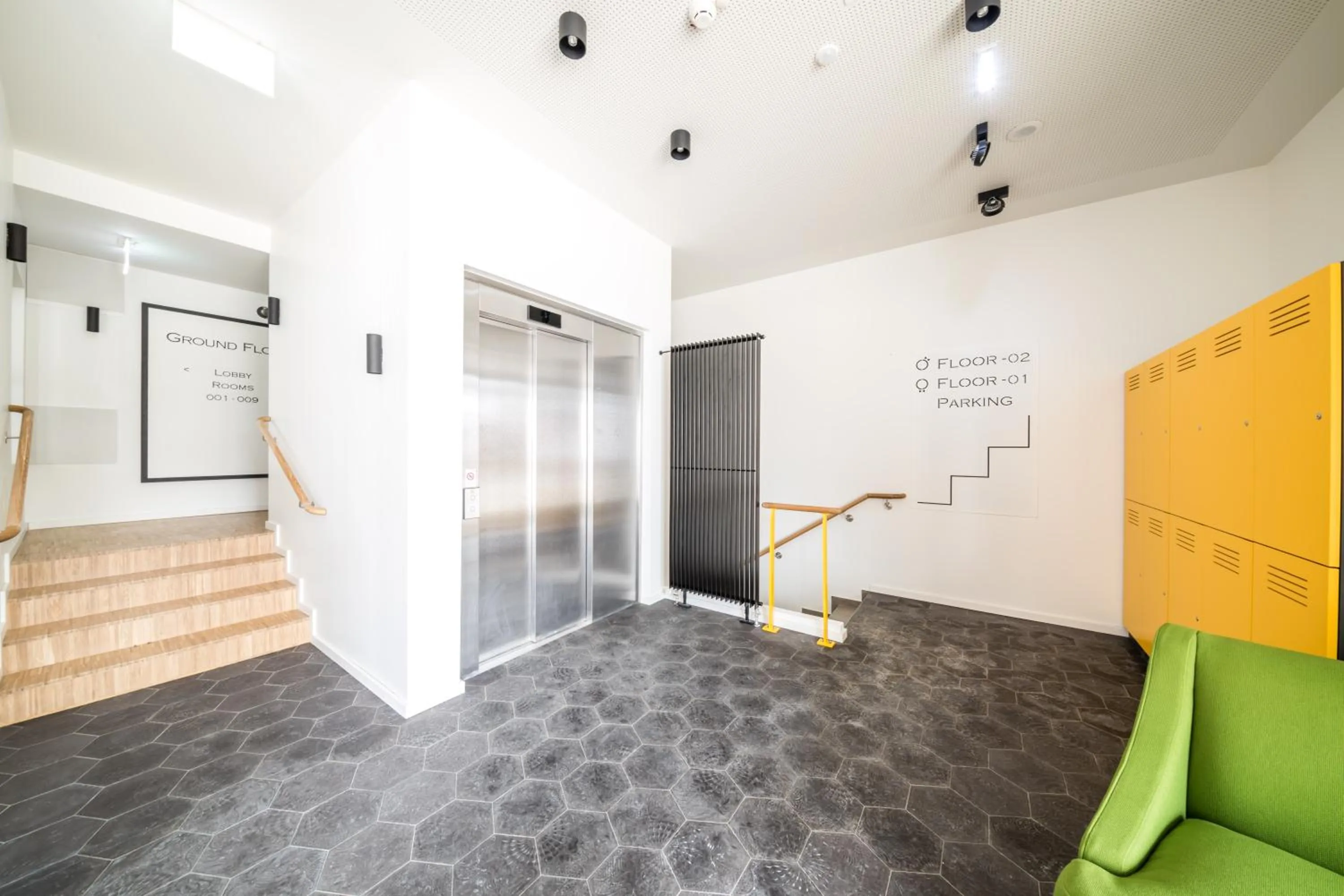 elevator in De Brauhotel - Hôtel de la Brasserie Nationale