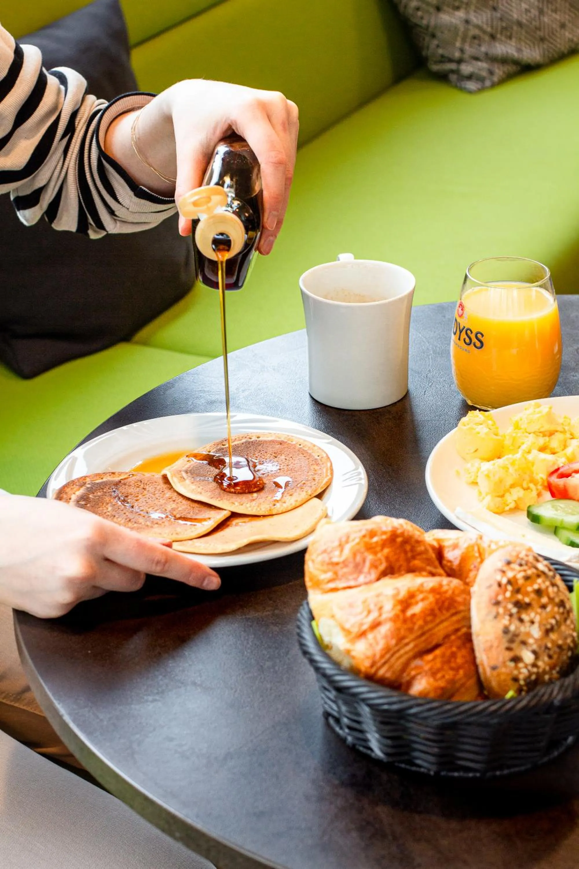 Food and drinks in De Brauhotel - Hôtel de la Brasserie Nationale