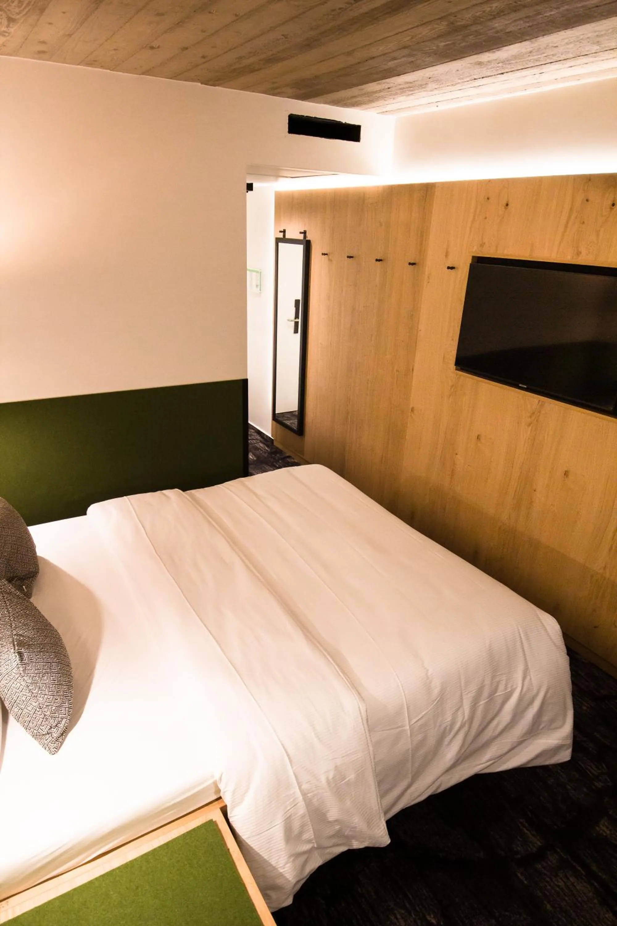 Bed in De Brauhotel - Hôtel de la Brasserie Nationale