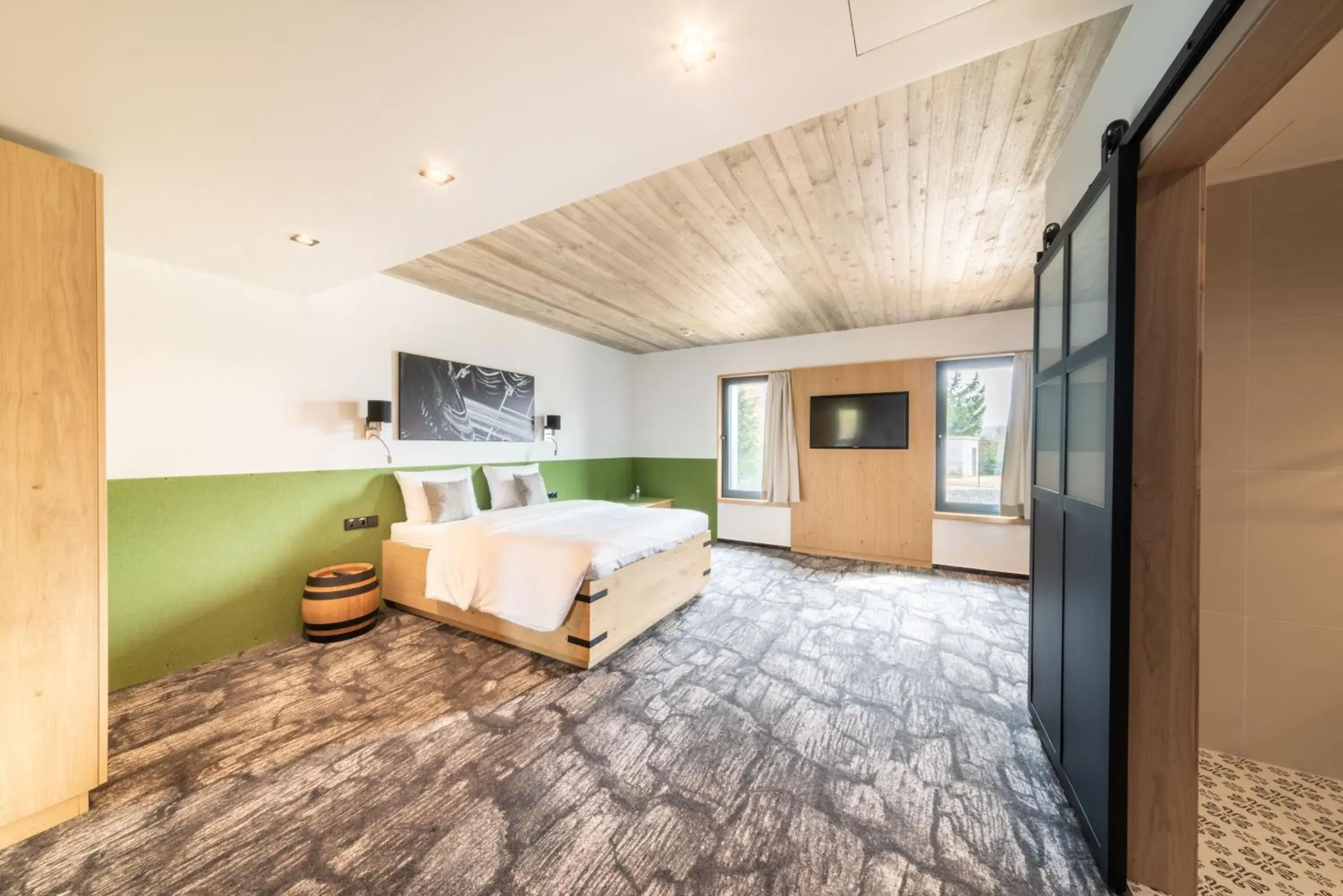 Superior Room in De Brauhotel - Hôtel de la Brasserie Nationale Superior Room in De Brauhotel - Hôtel de la Brasserie Nationale